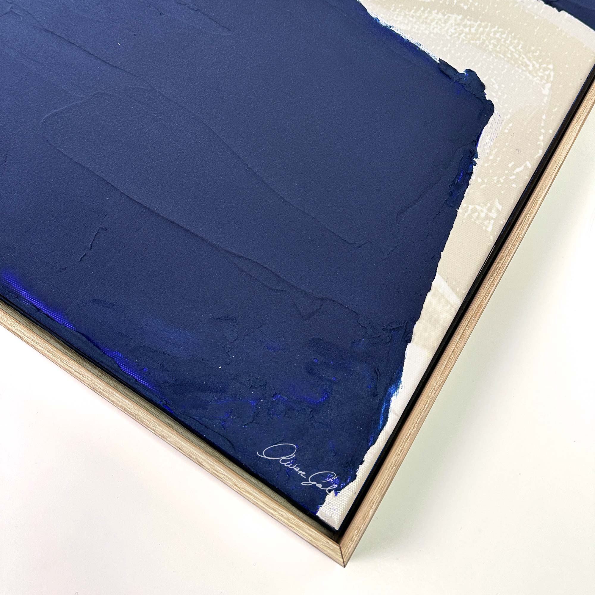 Blue 5 - With Impasto Paint Texture