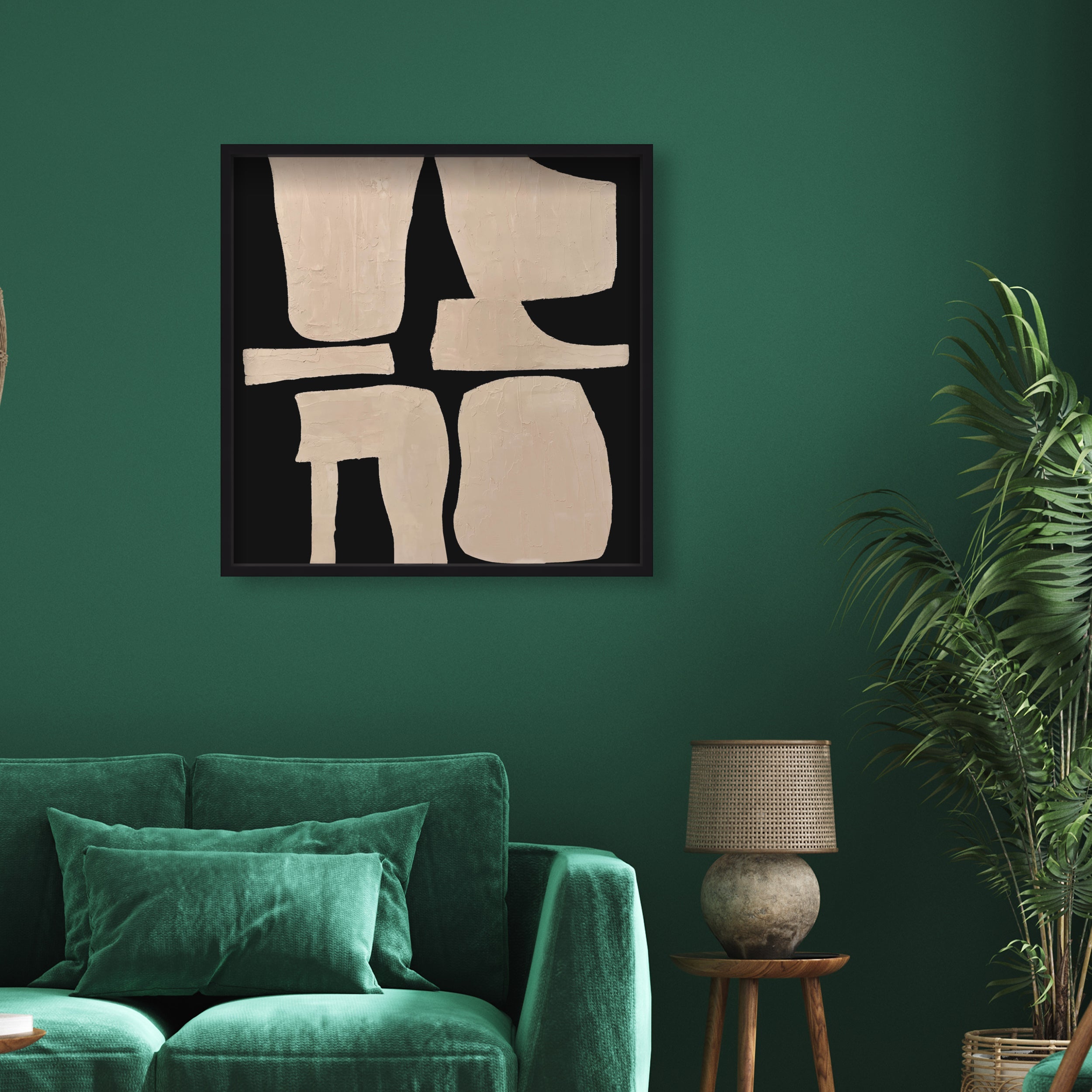 Puzzle of Forms - Sculptural 3D Wall Decor Secondary image