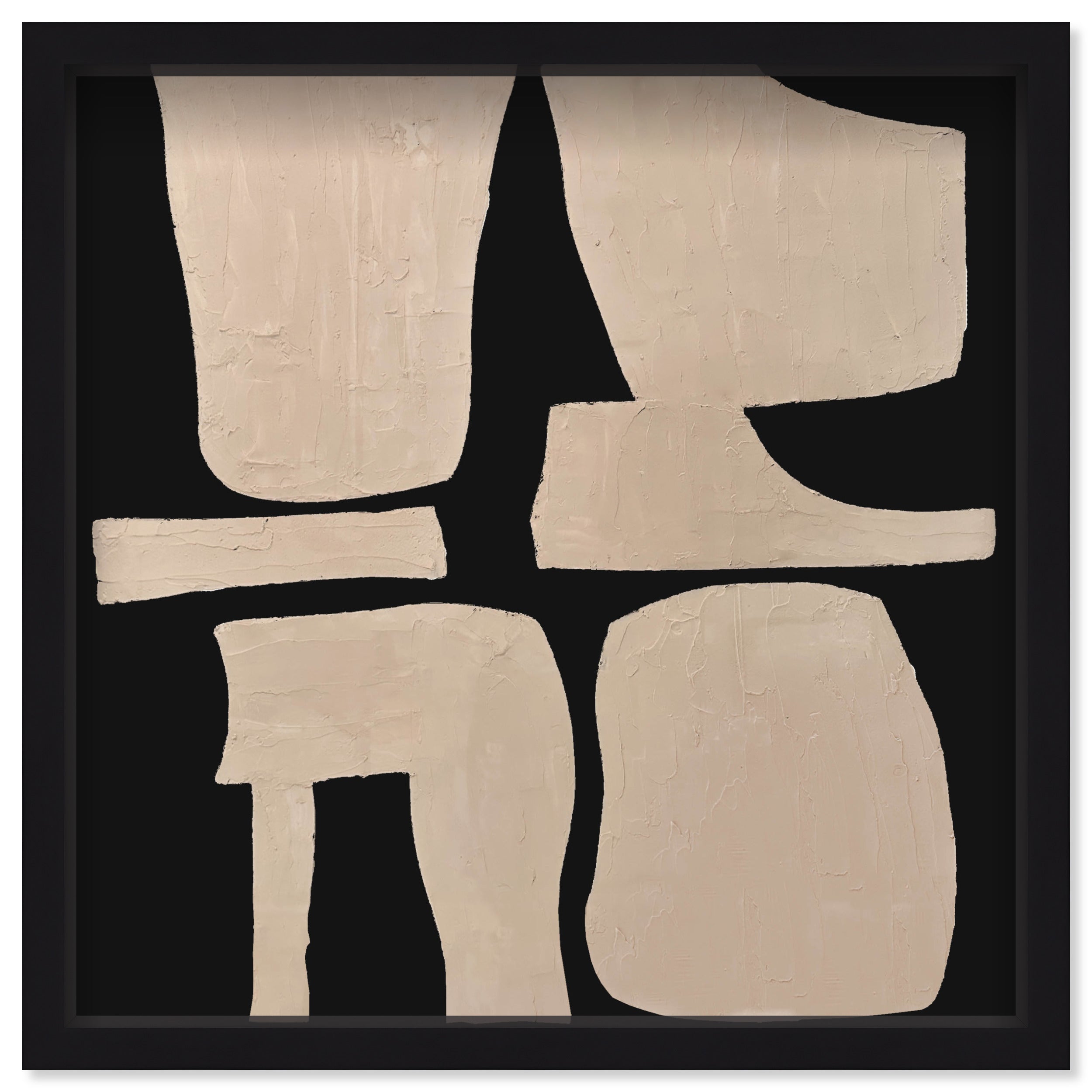 Puzzle of Forms - Sculptural 3D Wall Decor