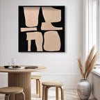 Puzzle of Forms - Sculptural 3D Wall Decor