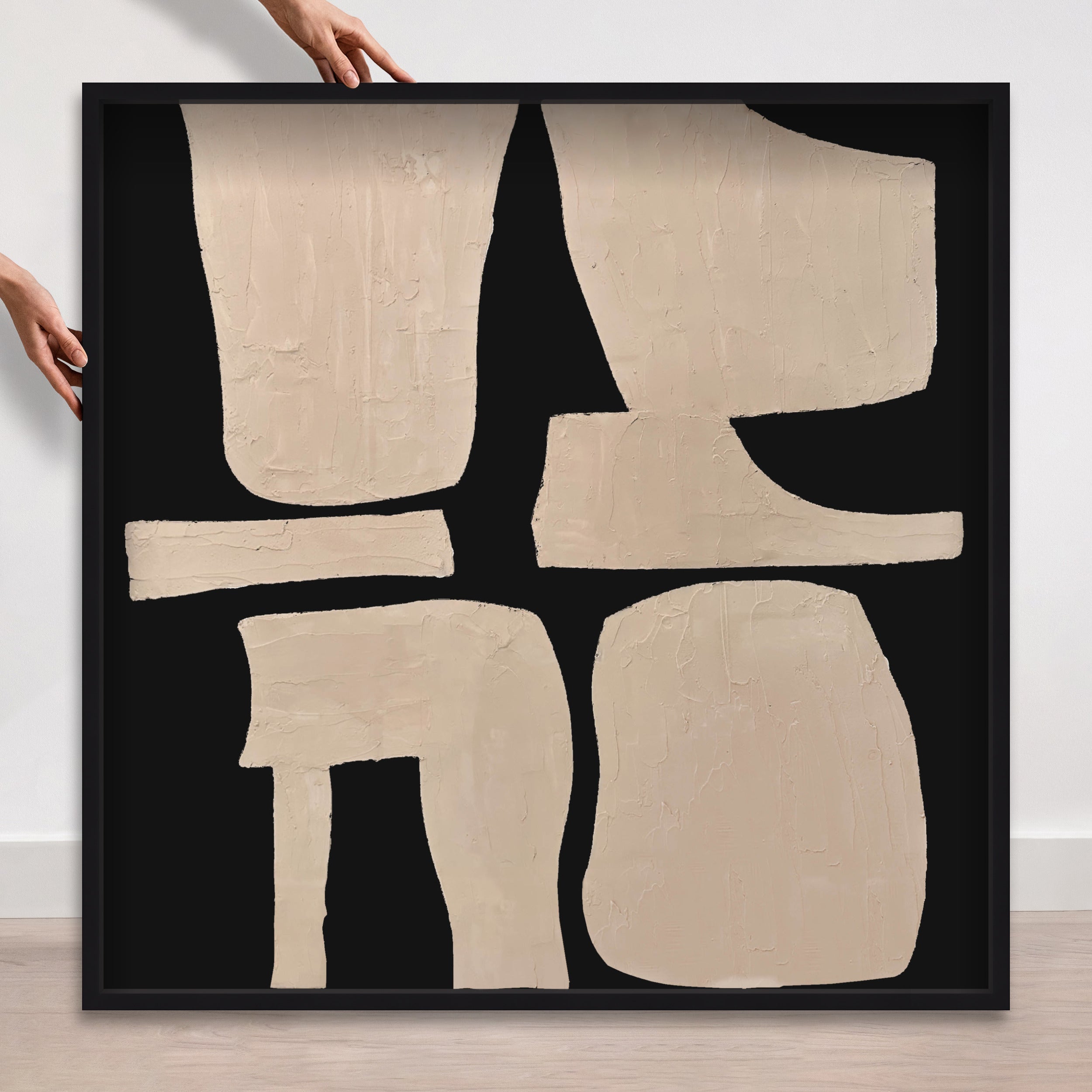 Puzzle of Forms - Sculptural 3D Wall Decor
