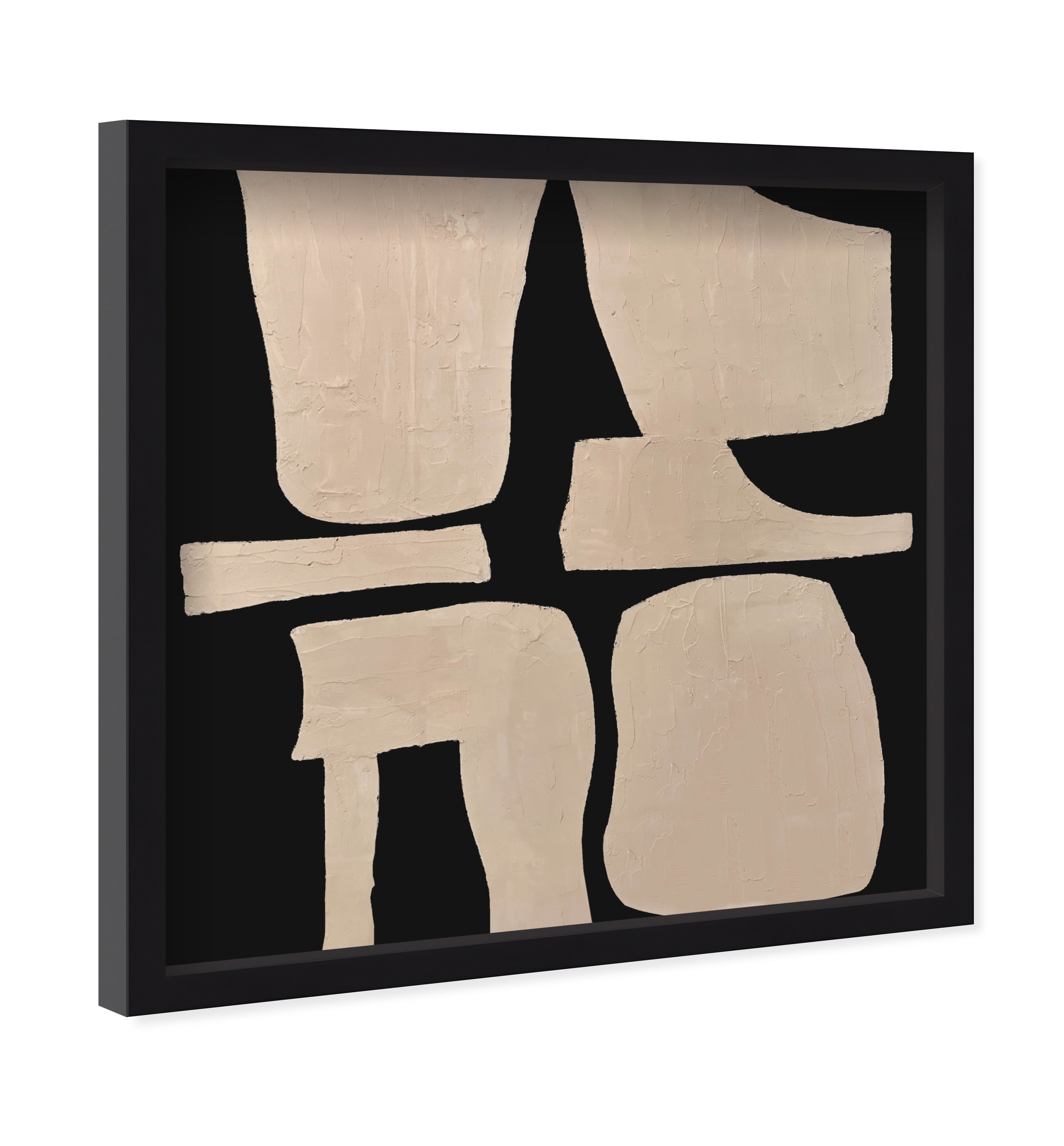 Puzzle of Forms - Sculptural 3D Wall Decor