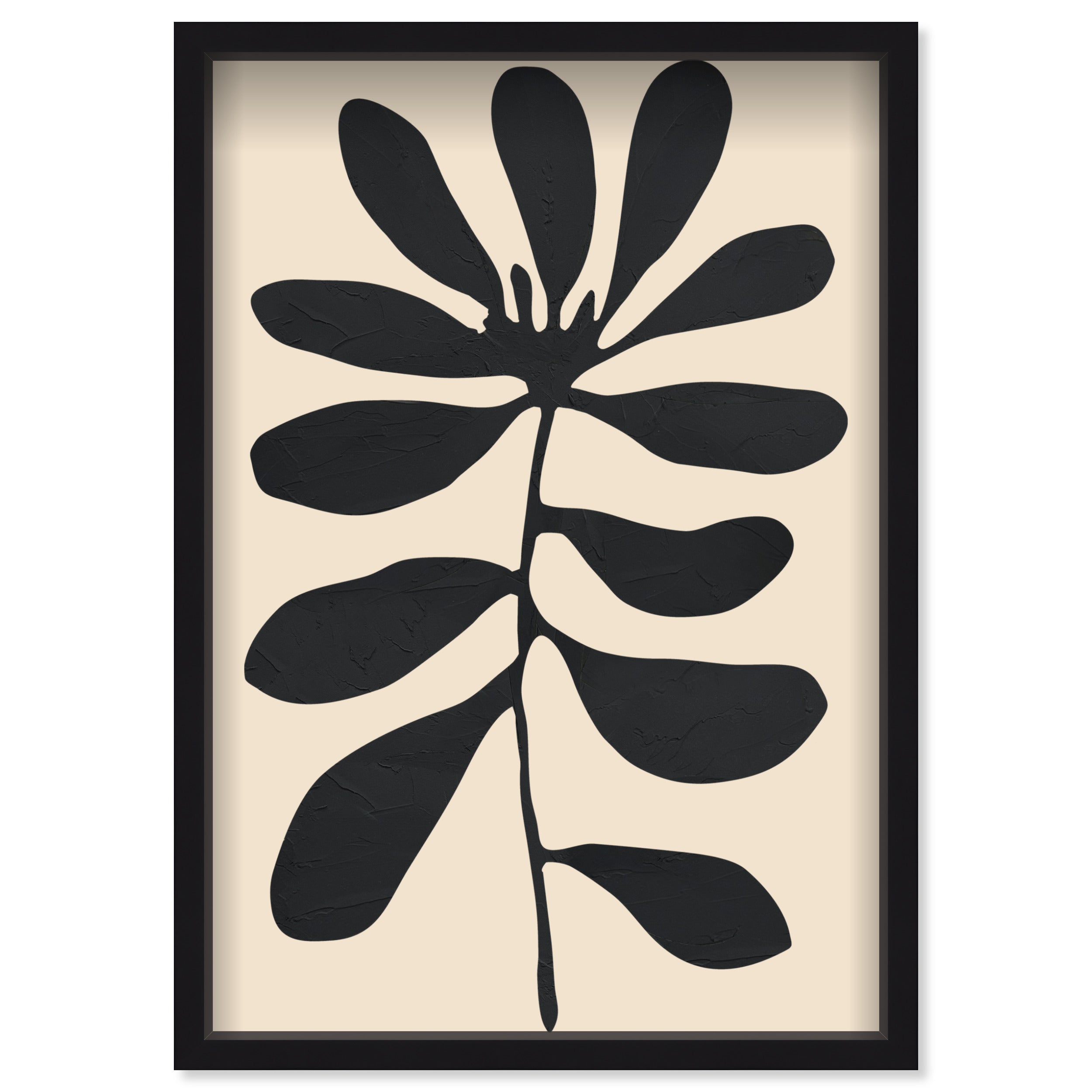 Fronds of Nightfall III - Sculptural 3D Wall Decor Main image