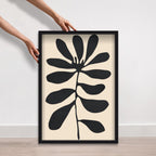 Fronds of Nightfall III - Sculptural 3D Wall Decor