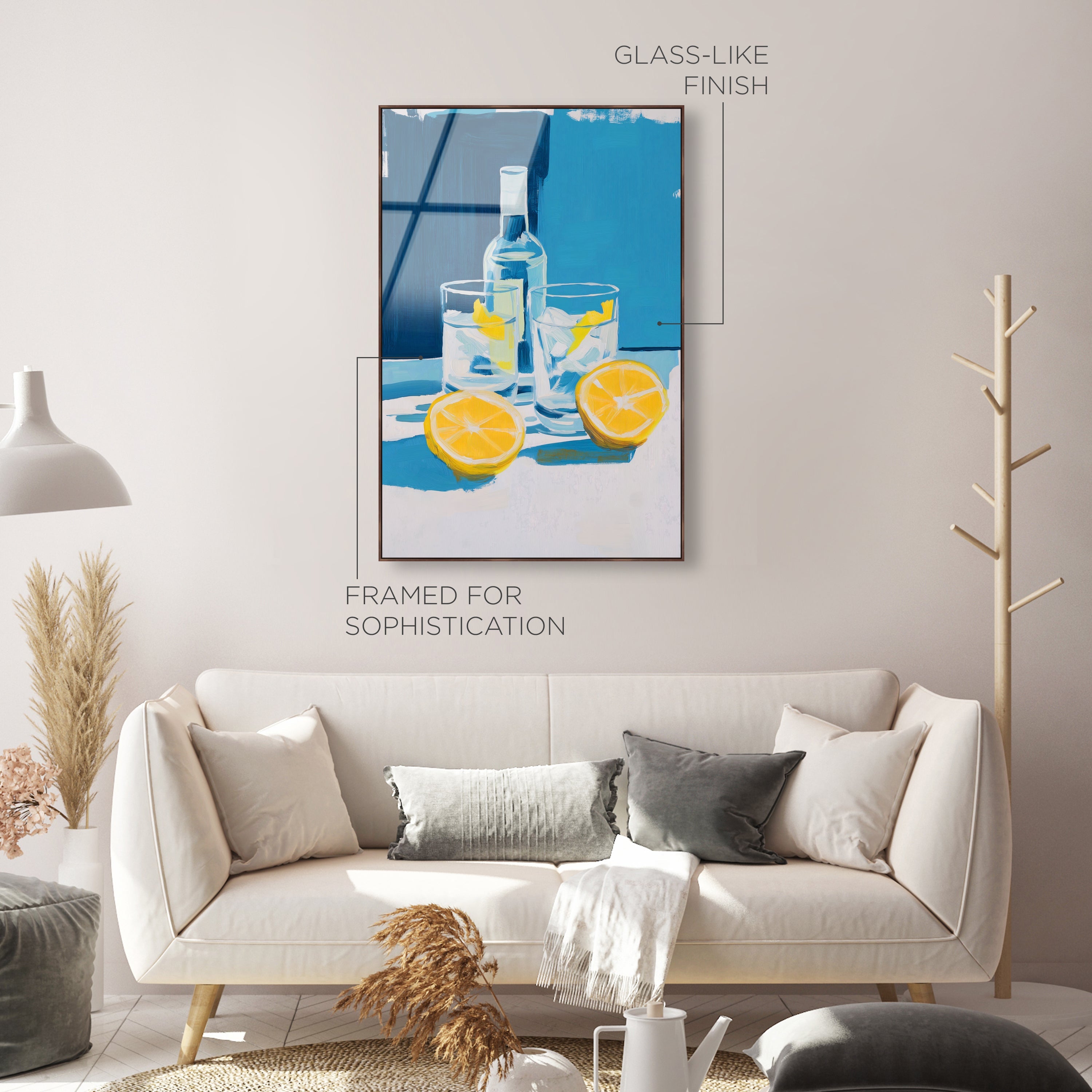 Lemony Light | Acrylic Panel