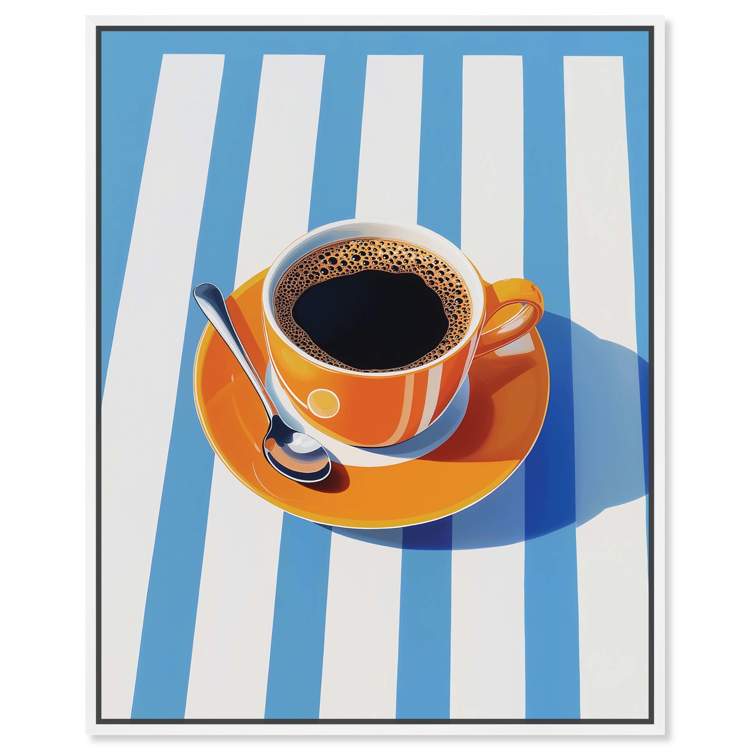 Depth in a Cup - Framed Acrylic Sculpture