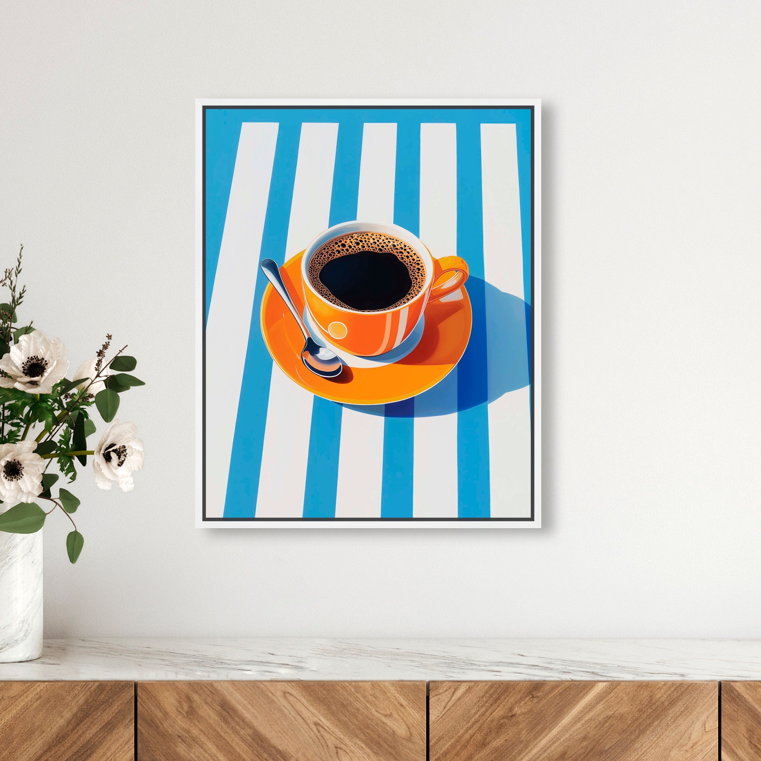 Depth in a Cup - Framed Acrylic Sculpture