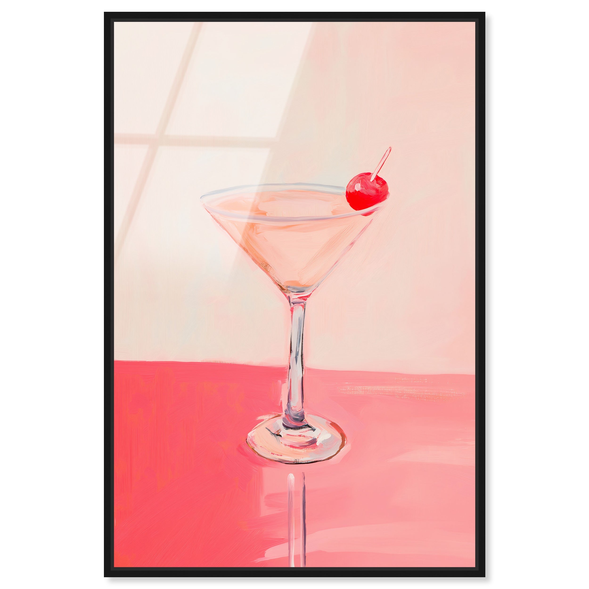 Blush in Glass | Acrylic Panel Main image