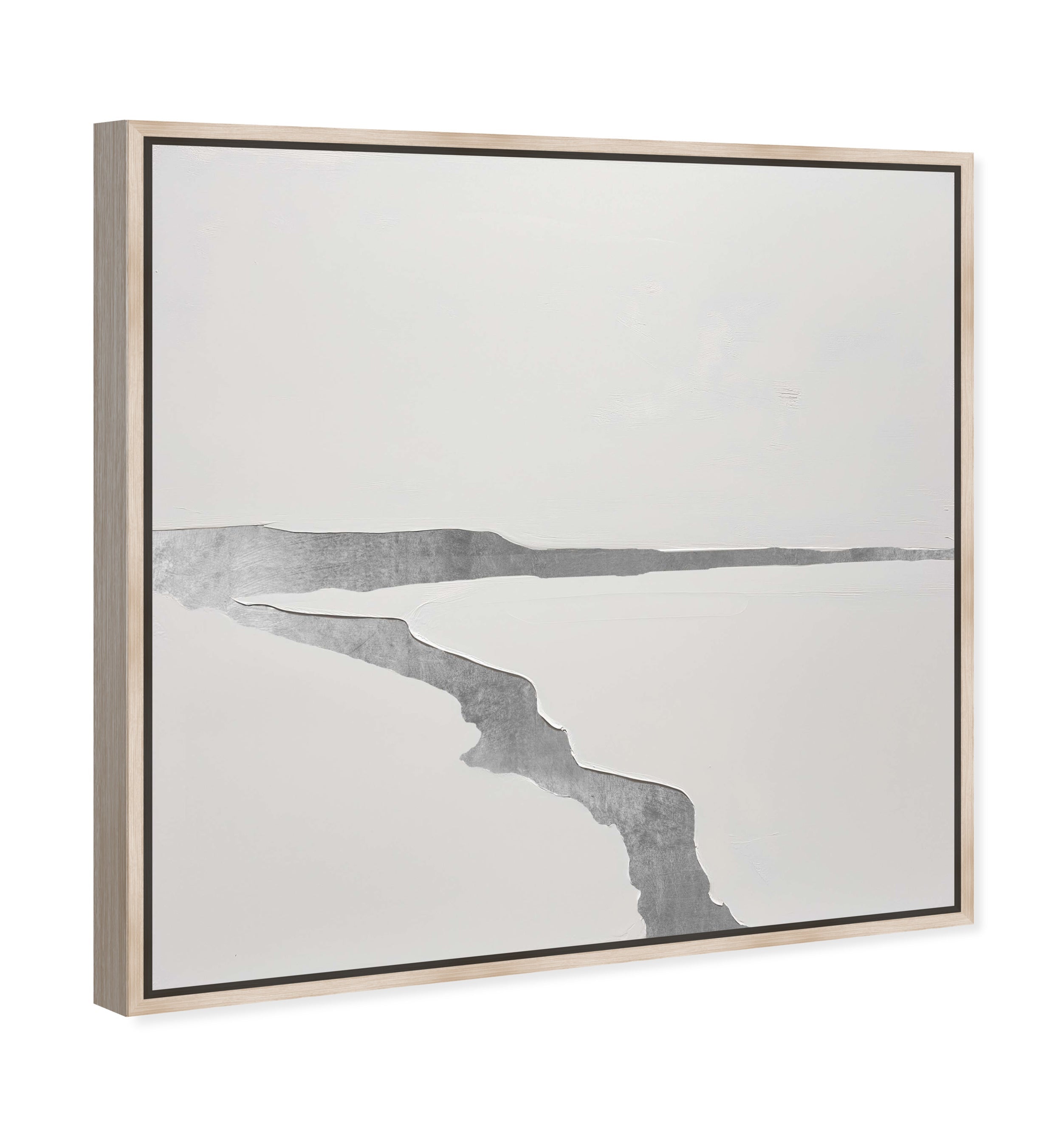 Snowy Trace - With Resin