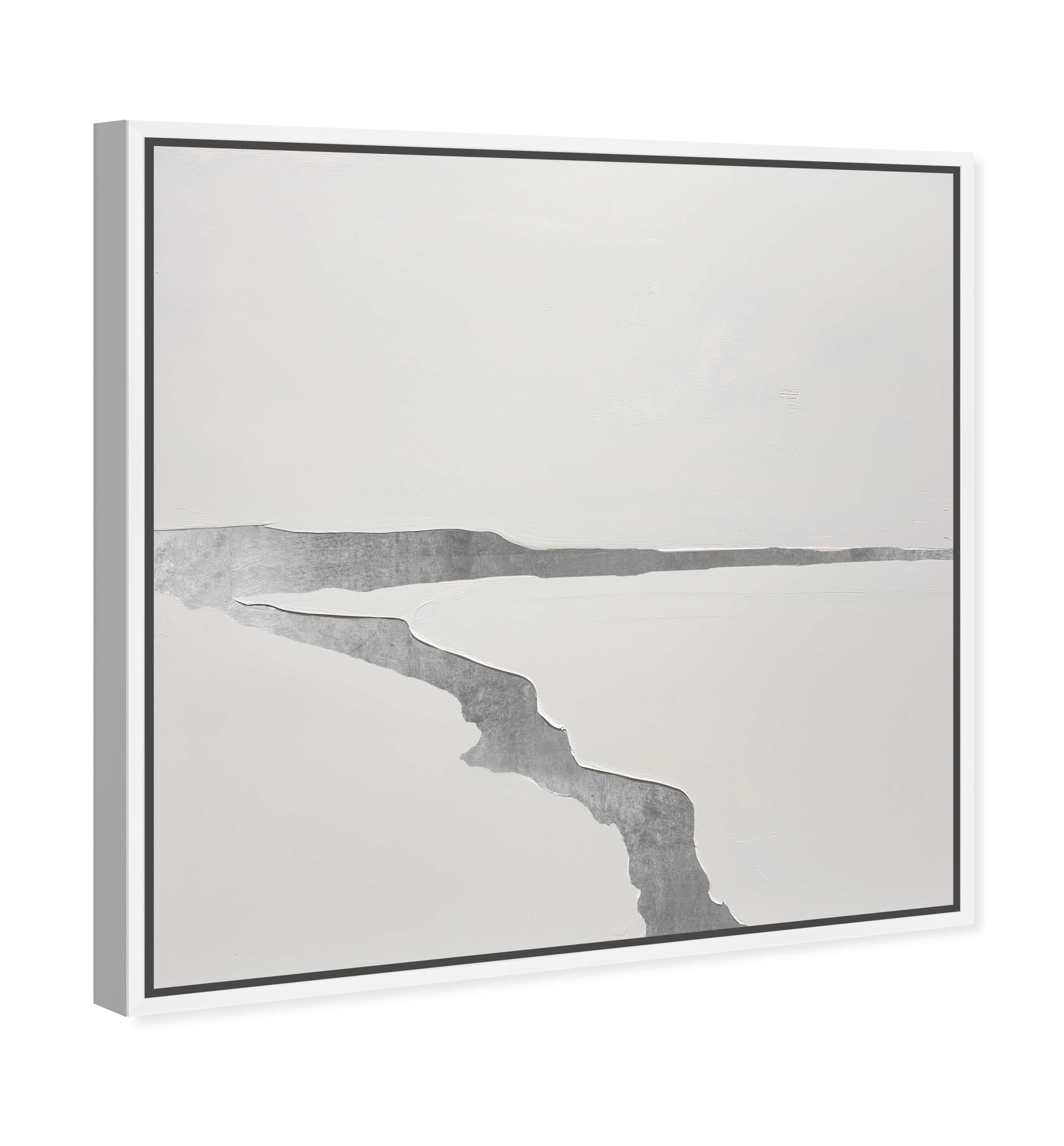 Snowy Trace - With Resin