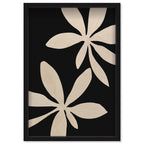 Dark Dahlia III - Sculptural 3D Wall Decor