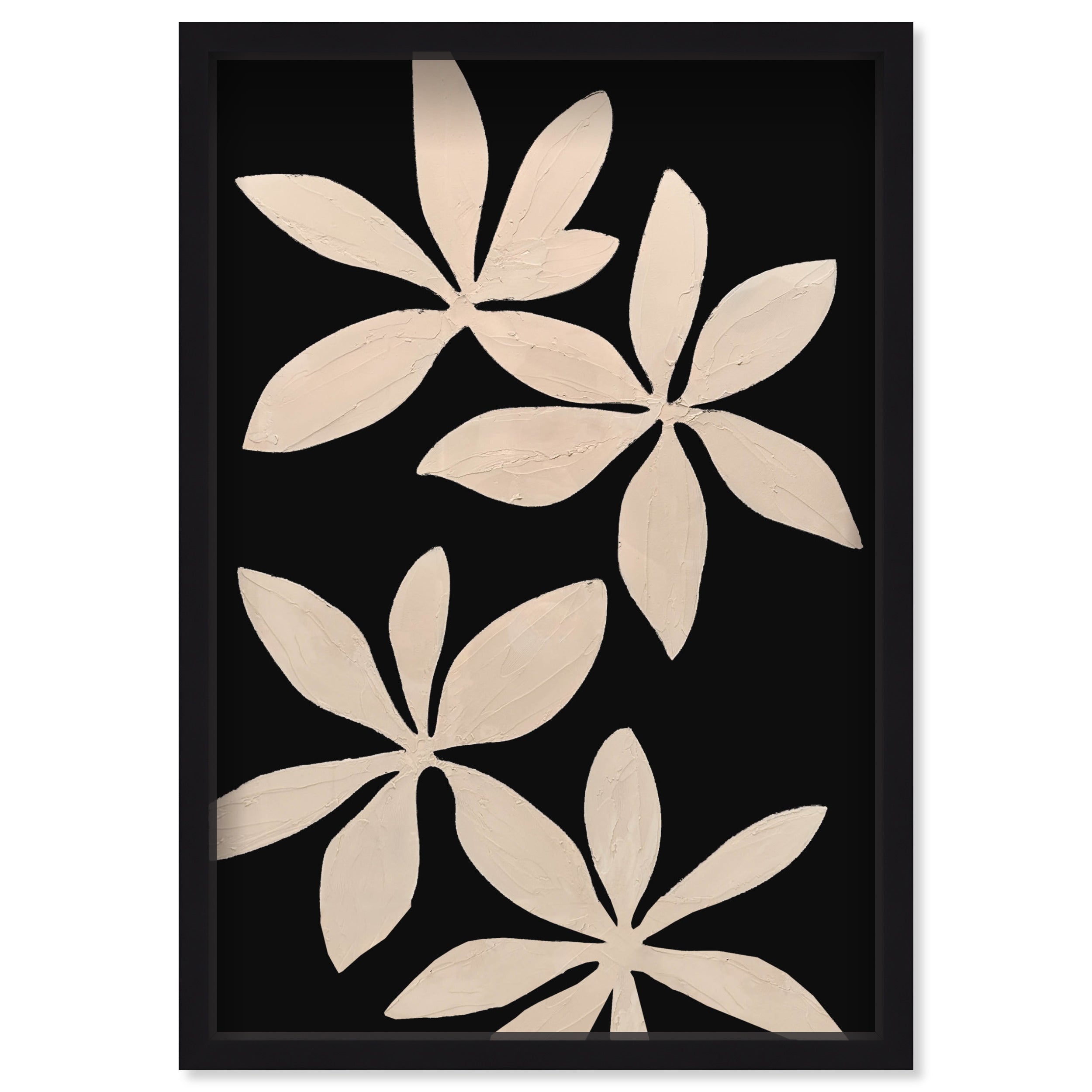 Dark Dahlia II - Sculptural 3D Wall Decor Main image