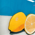 Lemon Gleam - Framed Acrylic Sculpture