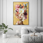 Butterfly Lover II | Hand Embellished Gold Leaf Art