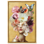 Butterfly Lover II | Hand Embellished Gold Leaf Art