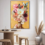 Butterfly Lover II | Hand Embellished Gold Leaf Art