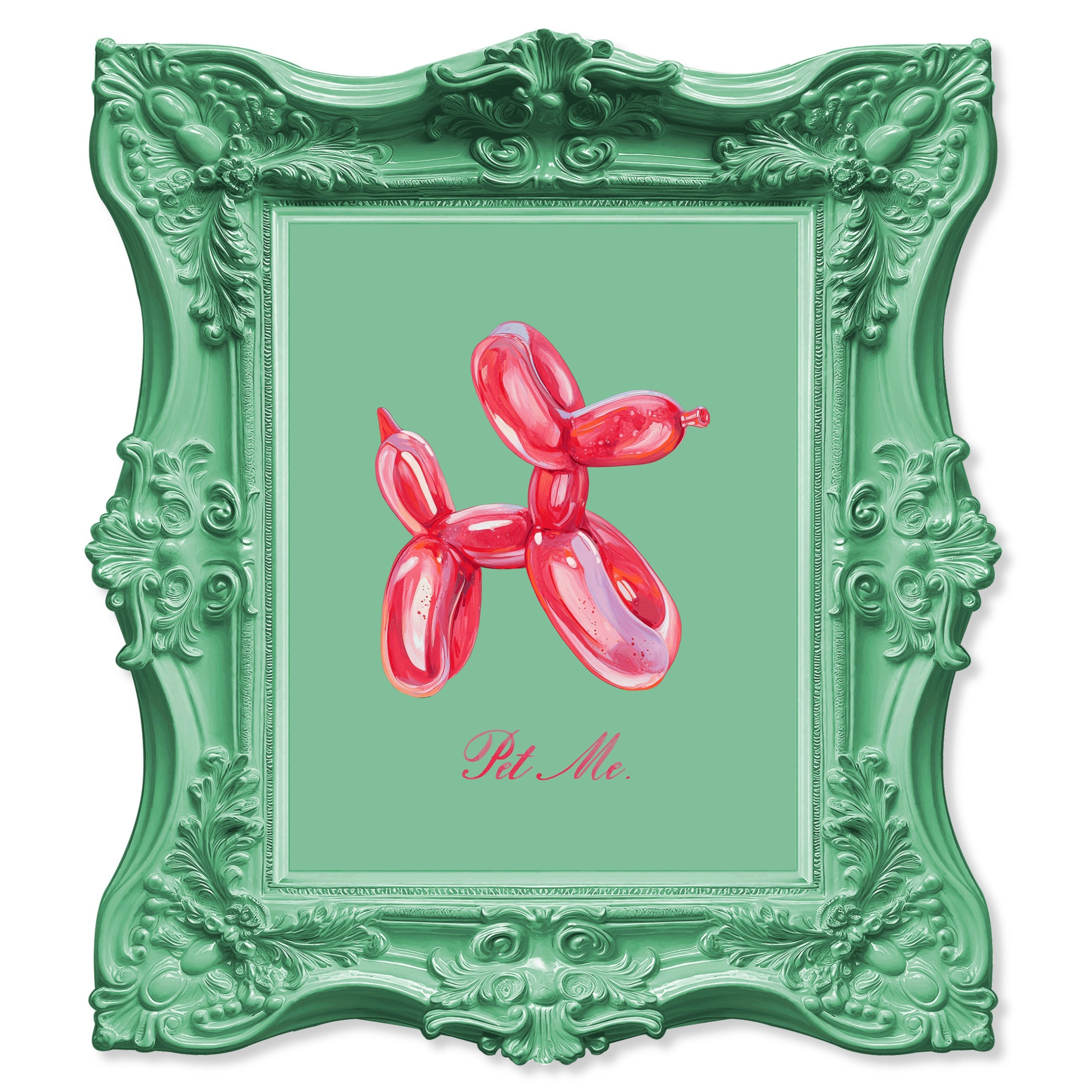 RococoPop Dog Balloon | Acrylic Sculpture