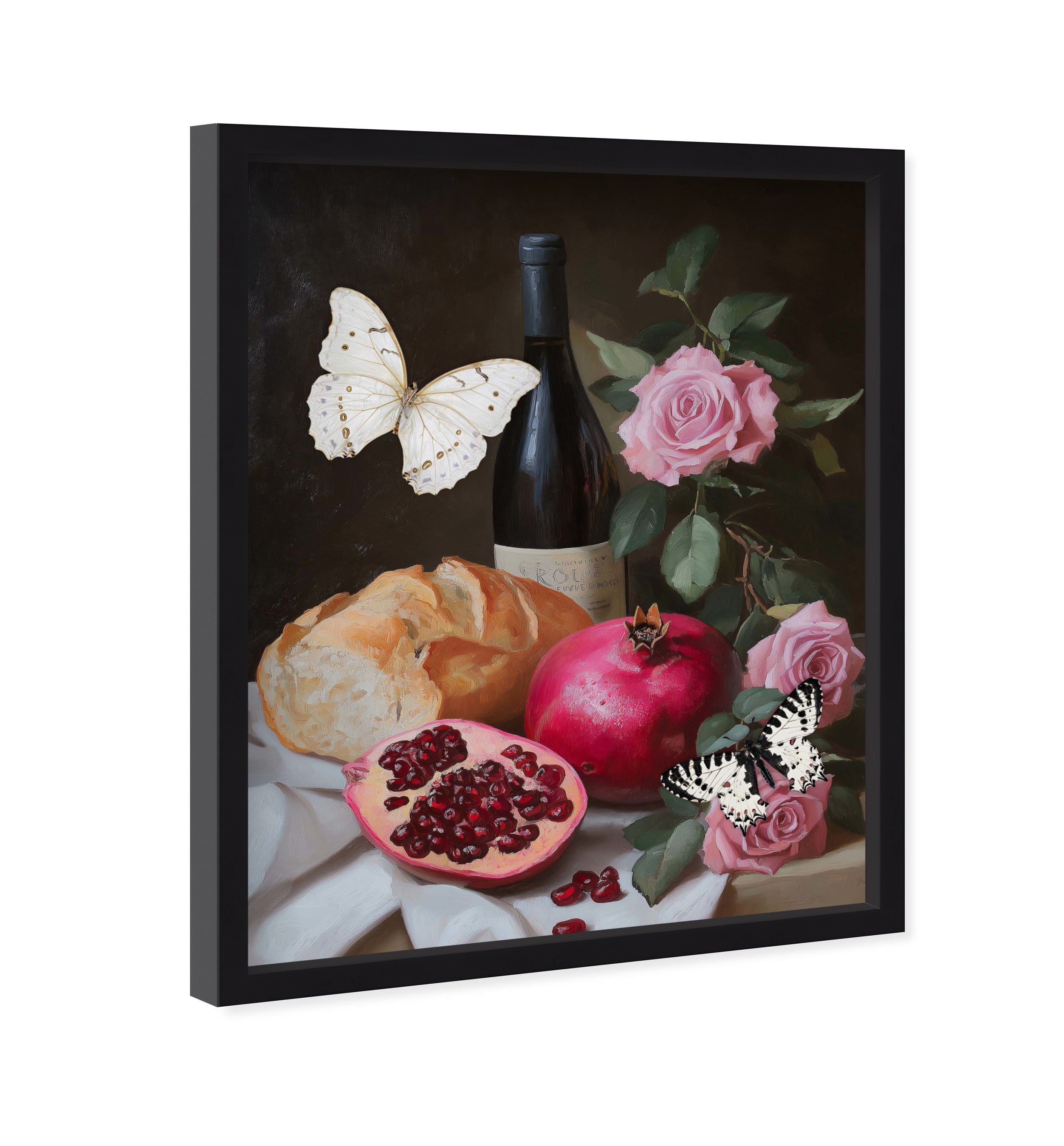 Fruits of the Vine - With 3-D Butterflies