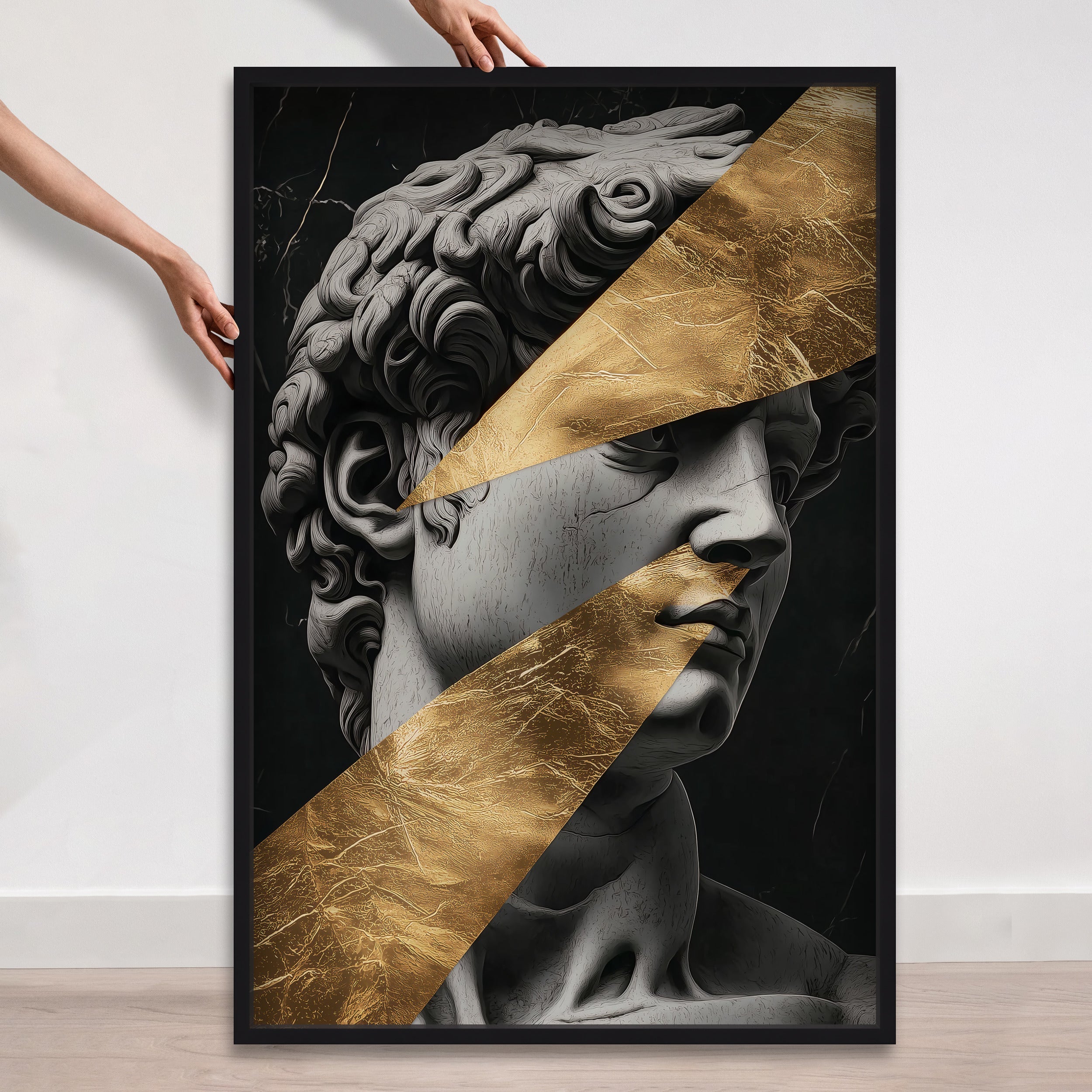 Statue Statues II - With Hand-Applied Gold Leaf