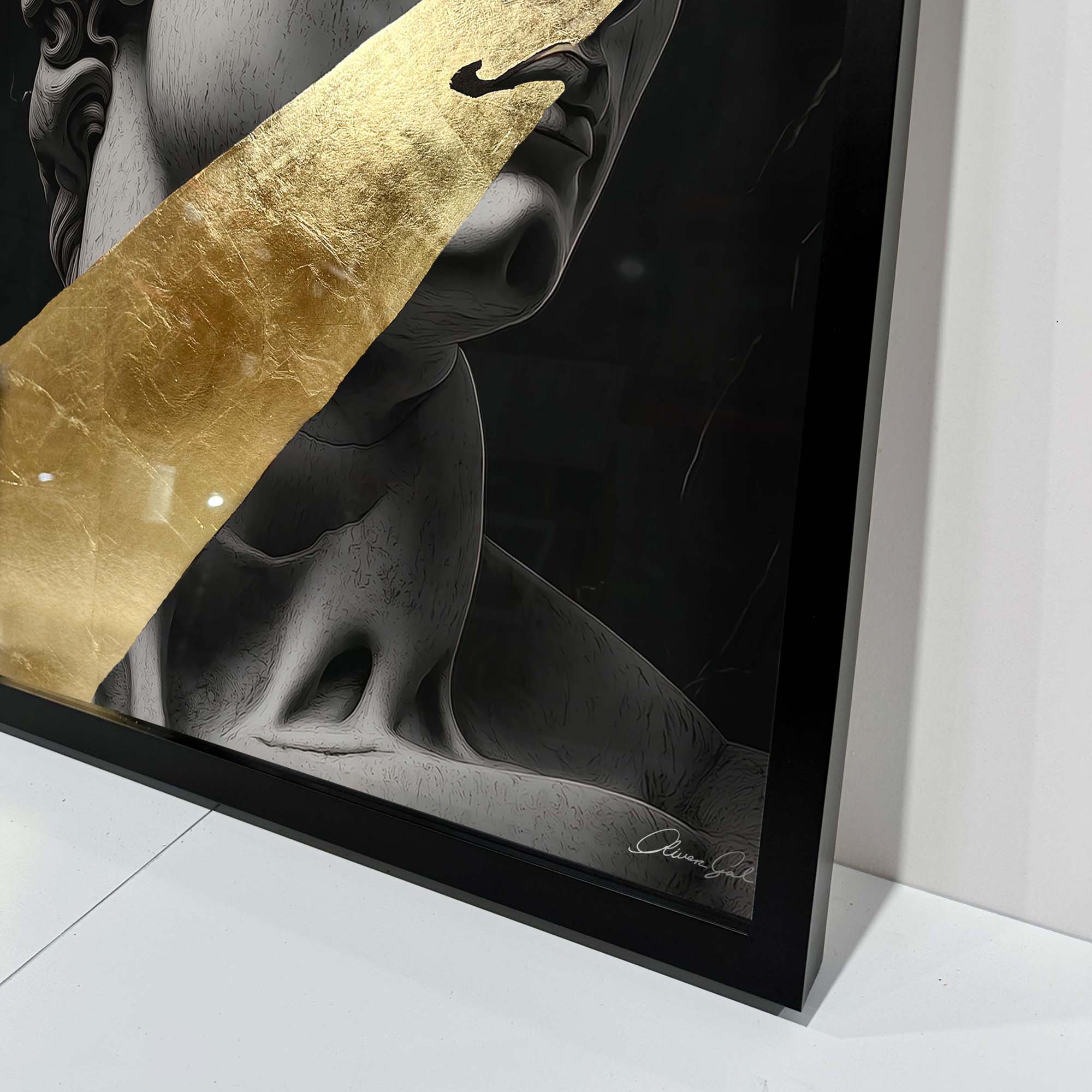 Statue Statues II - With Hand-Applied Gold Leaf