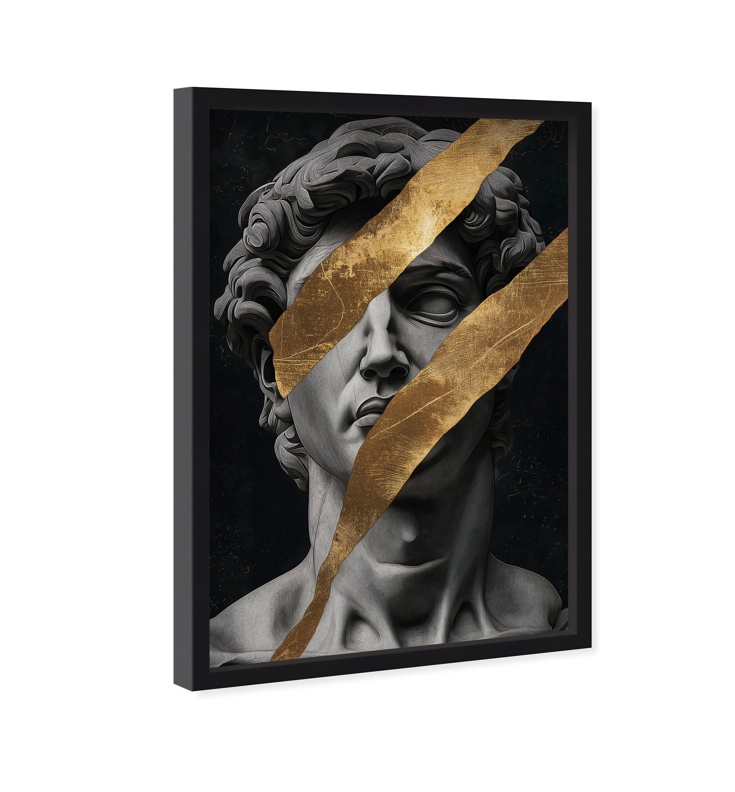 Statue Statues I - With Hand-Applied Gold Leaf