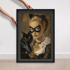 Cat Hero Lady - With Glitter
