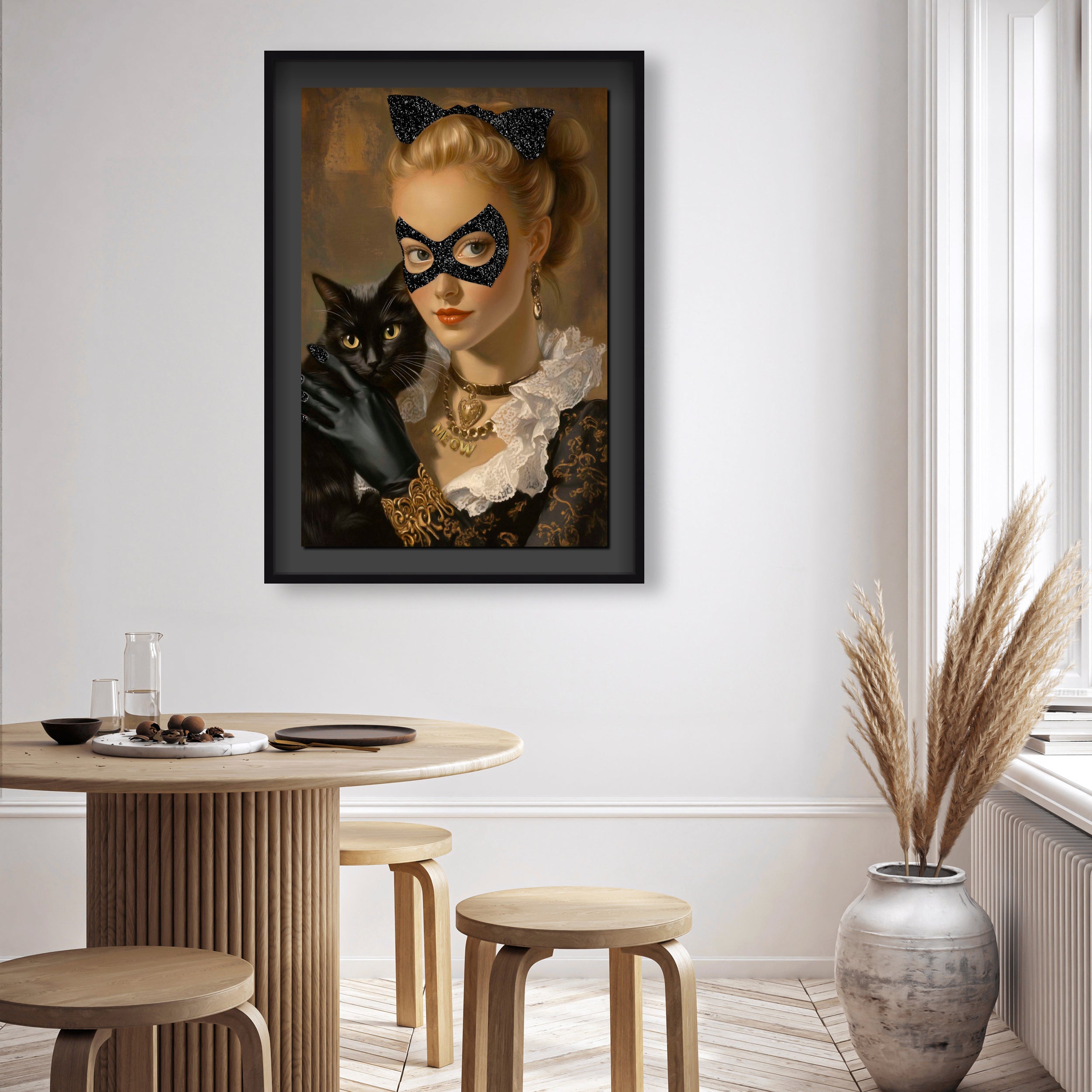 Cat Hero Lady - With Glitter