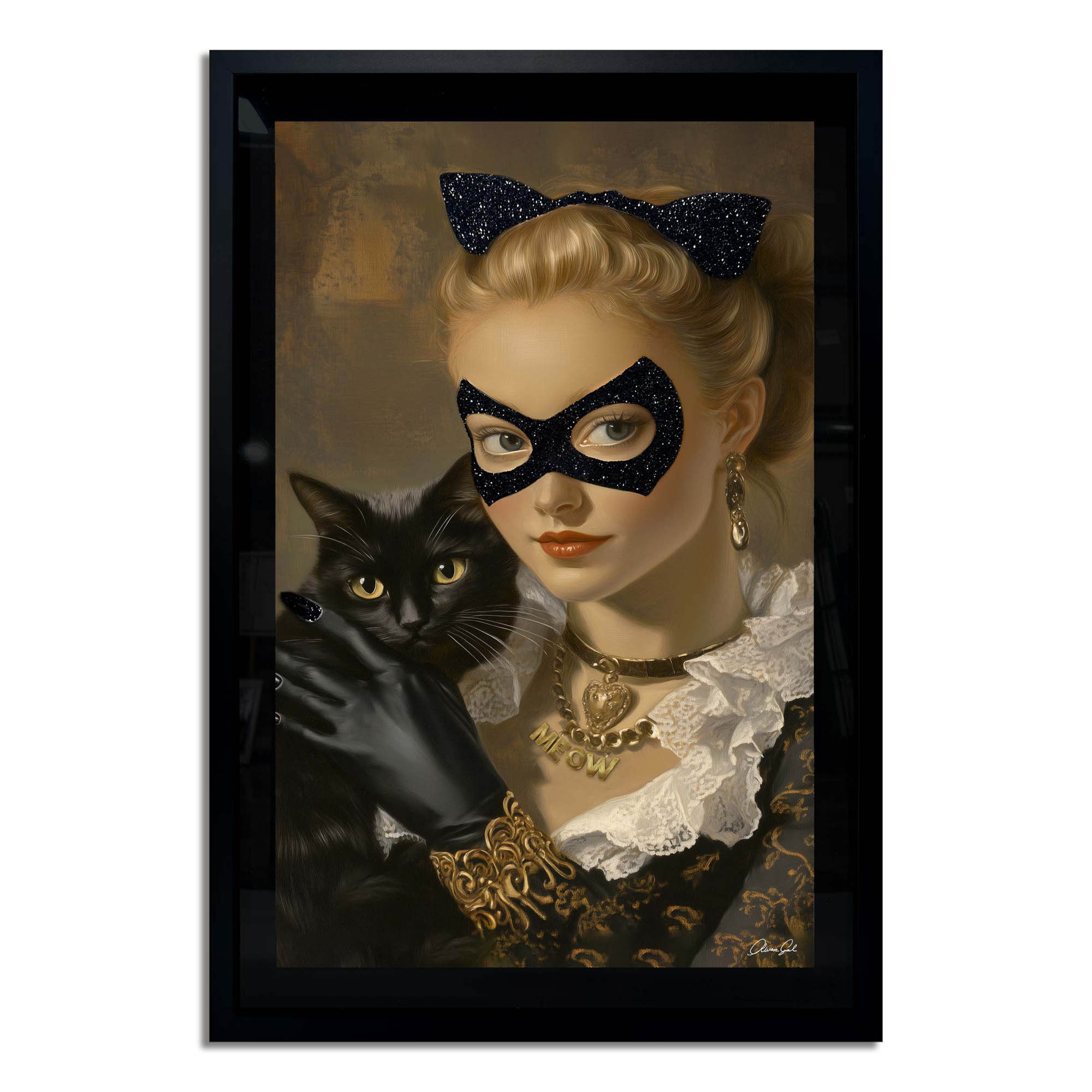 Cat Hero Lady - With Glitter Main image