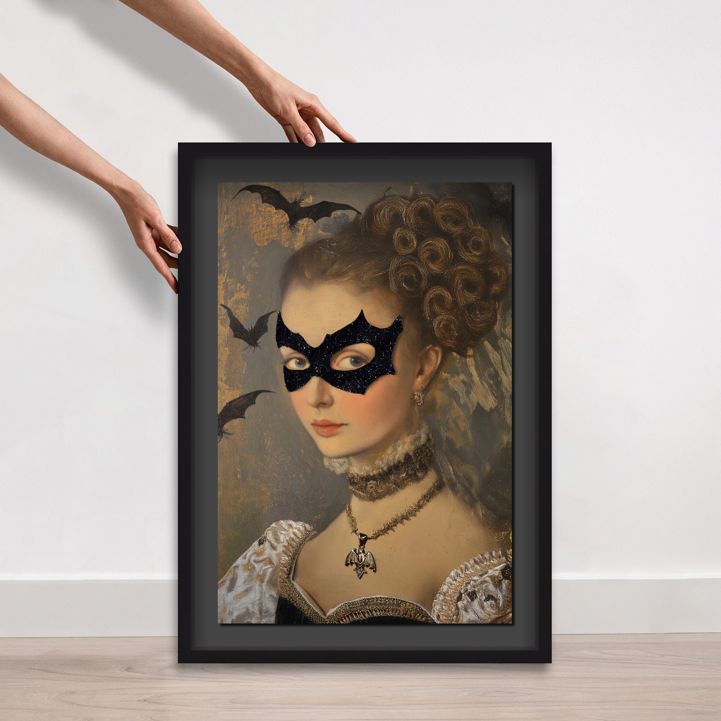 Bat Hero Lady - With Glitter