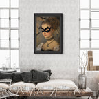 Bat Hero Lady - With Glitter