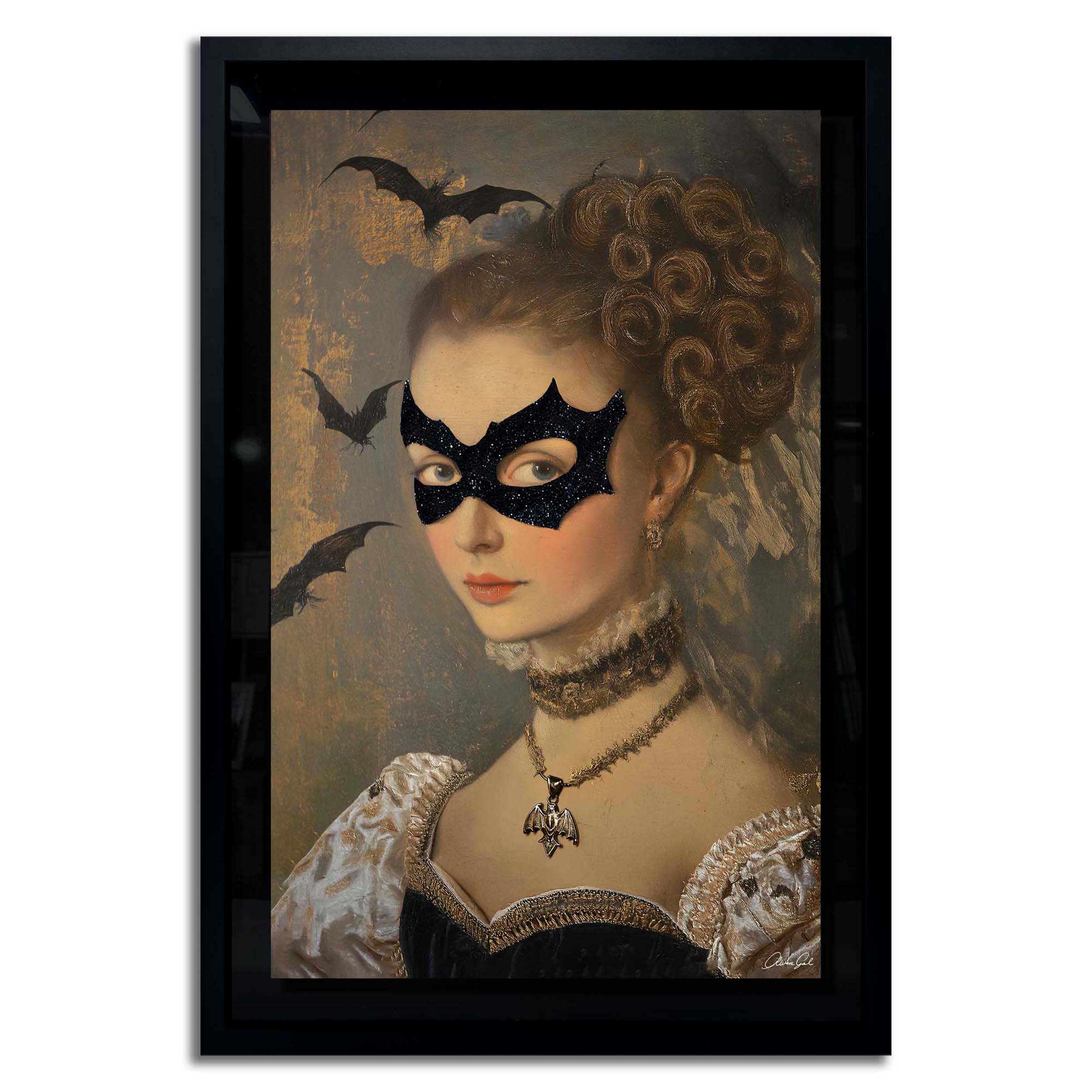 Bat Hero Lady - With Glitter