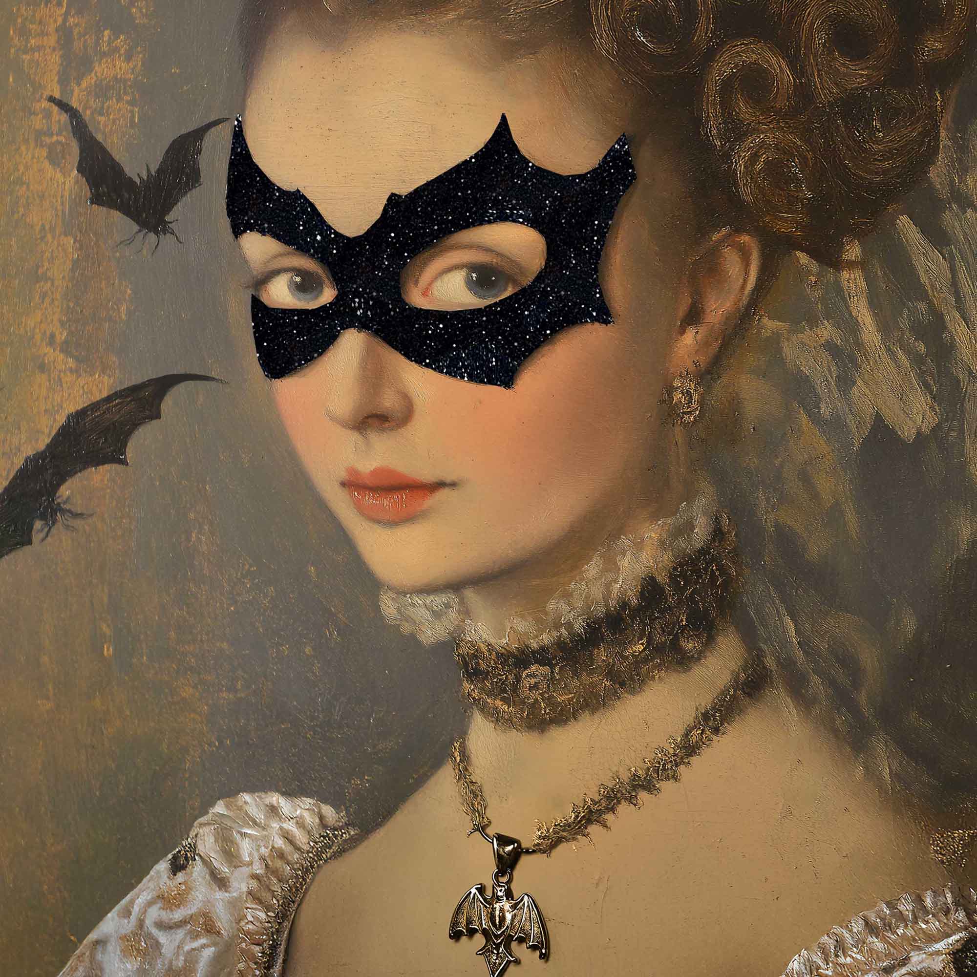 Bat Hero Lady - With Glitter