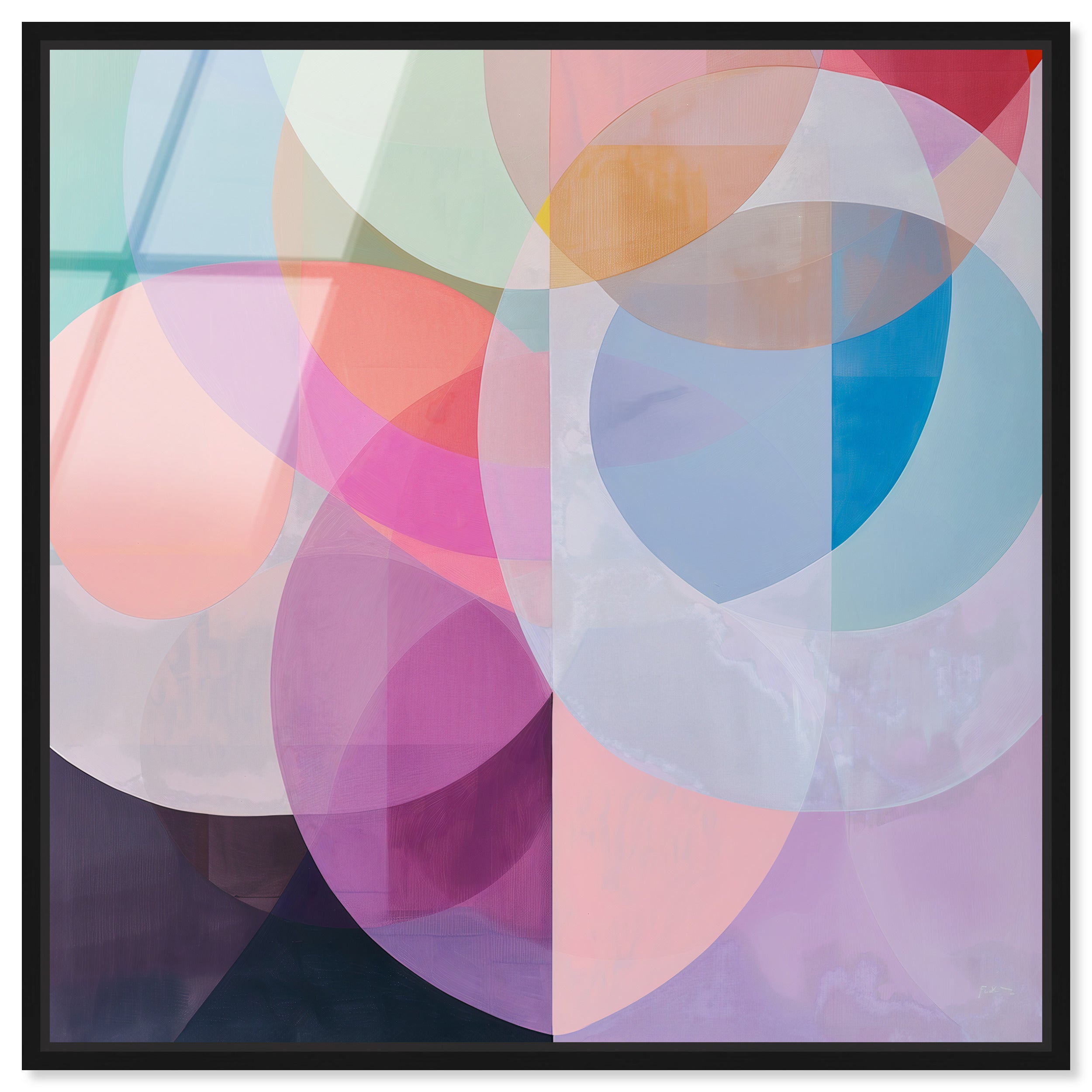 Prismatic Orbit I Square | Acrylic Panel Main image