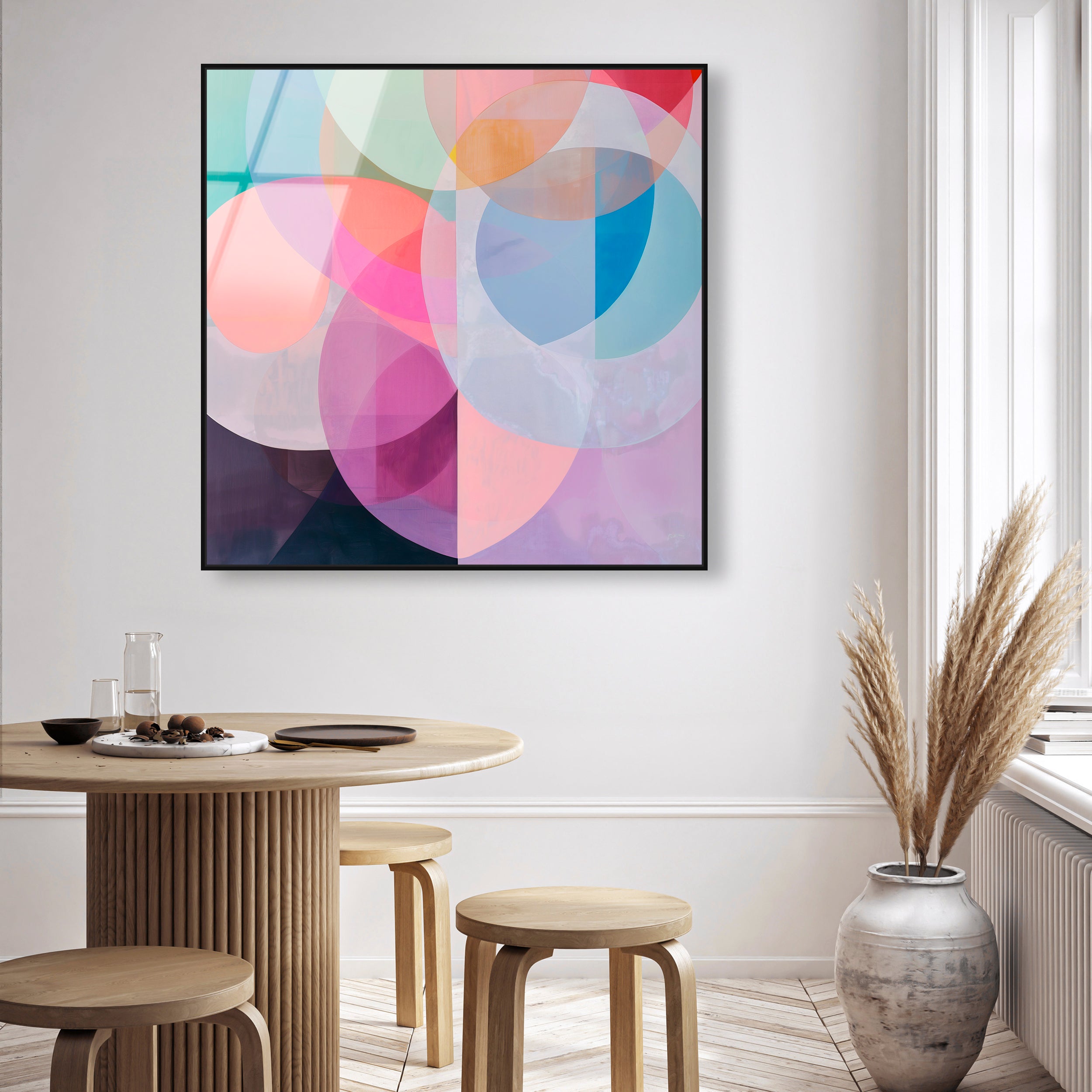 Prismatic Orbit I Square | Acrylic Panel