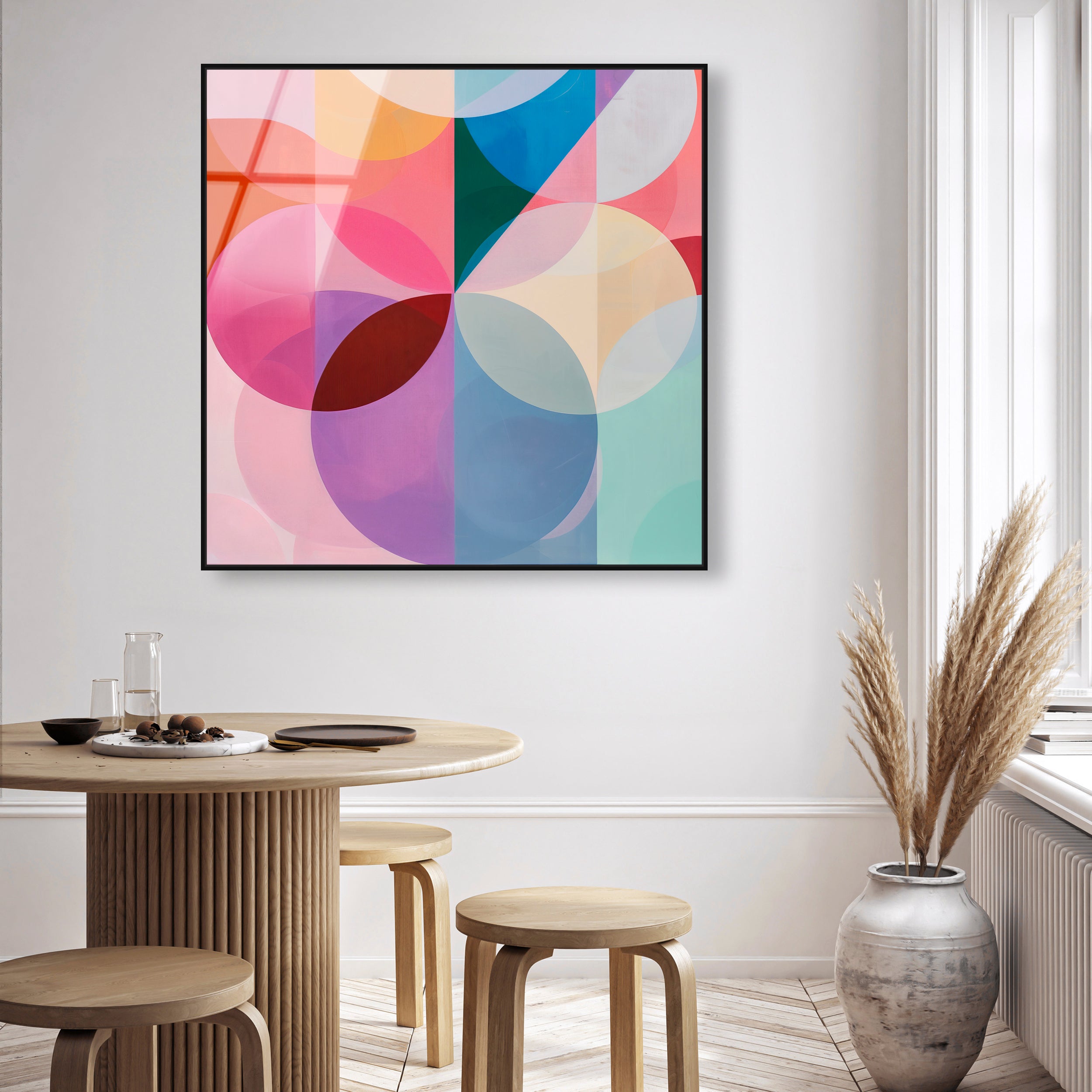 Prismatic Orbit II Square | Acrylic Panel