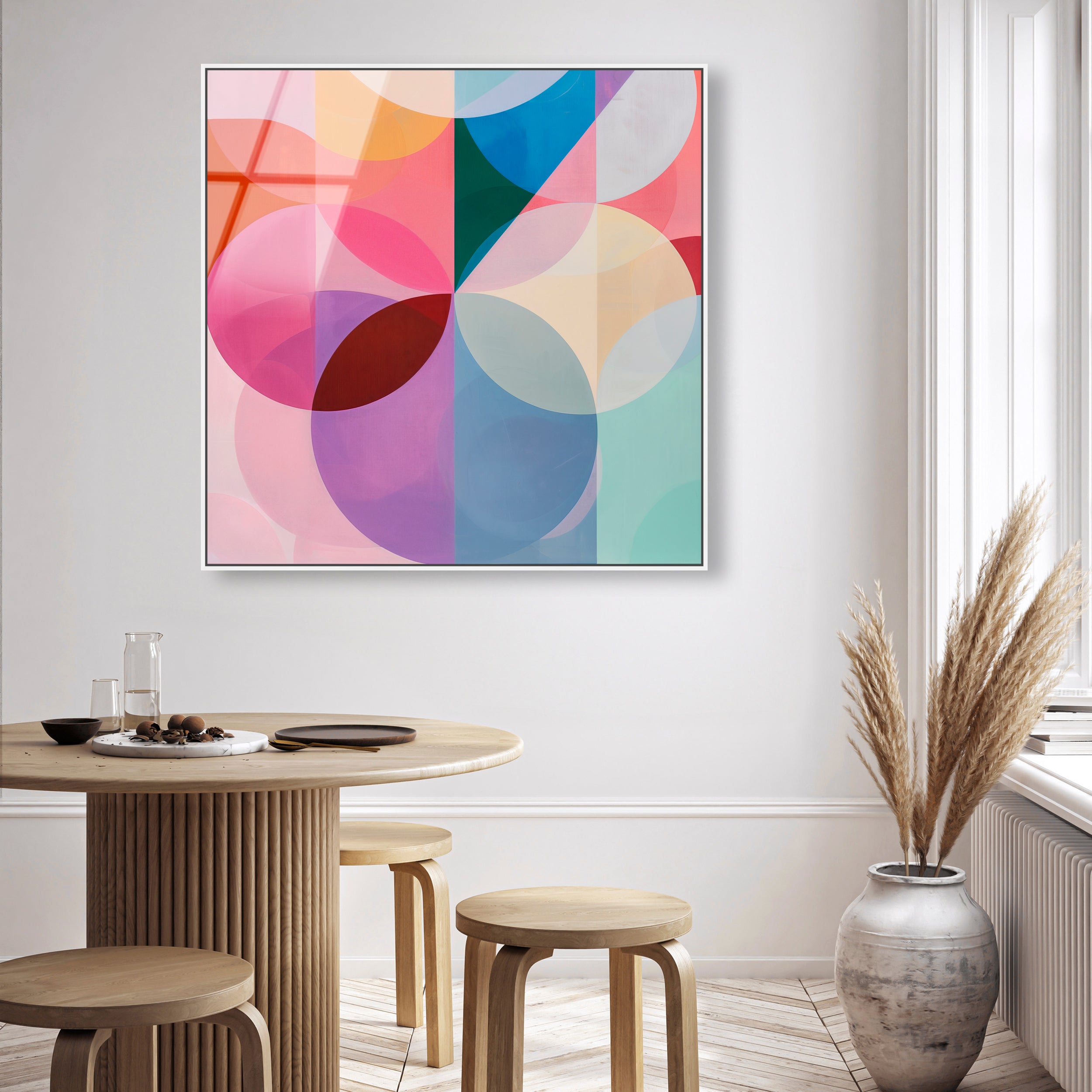 Prismatic Orbit II Square | Acrylic Panel