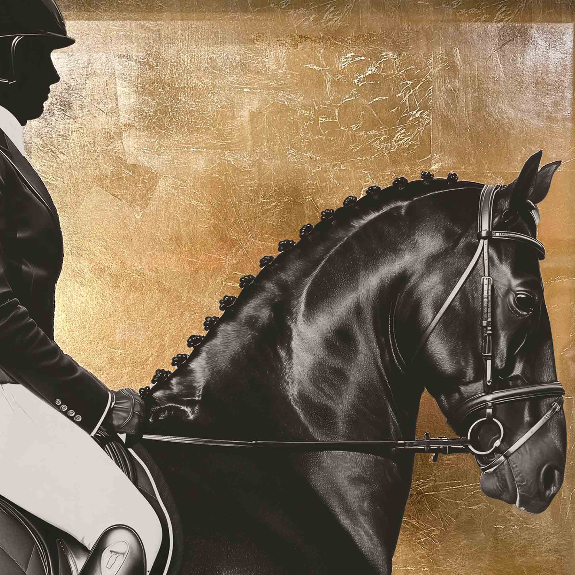 Taming the Rhythm Gold I - With Hand-Applied Gold Leaf