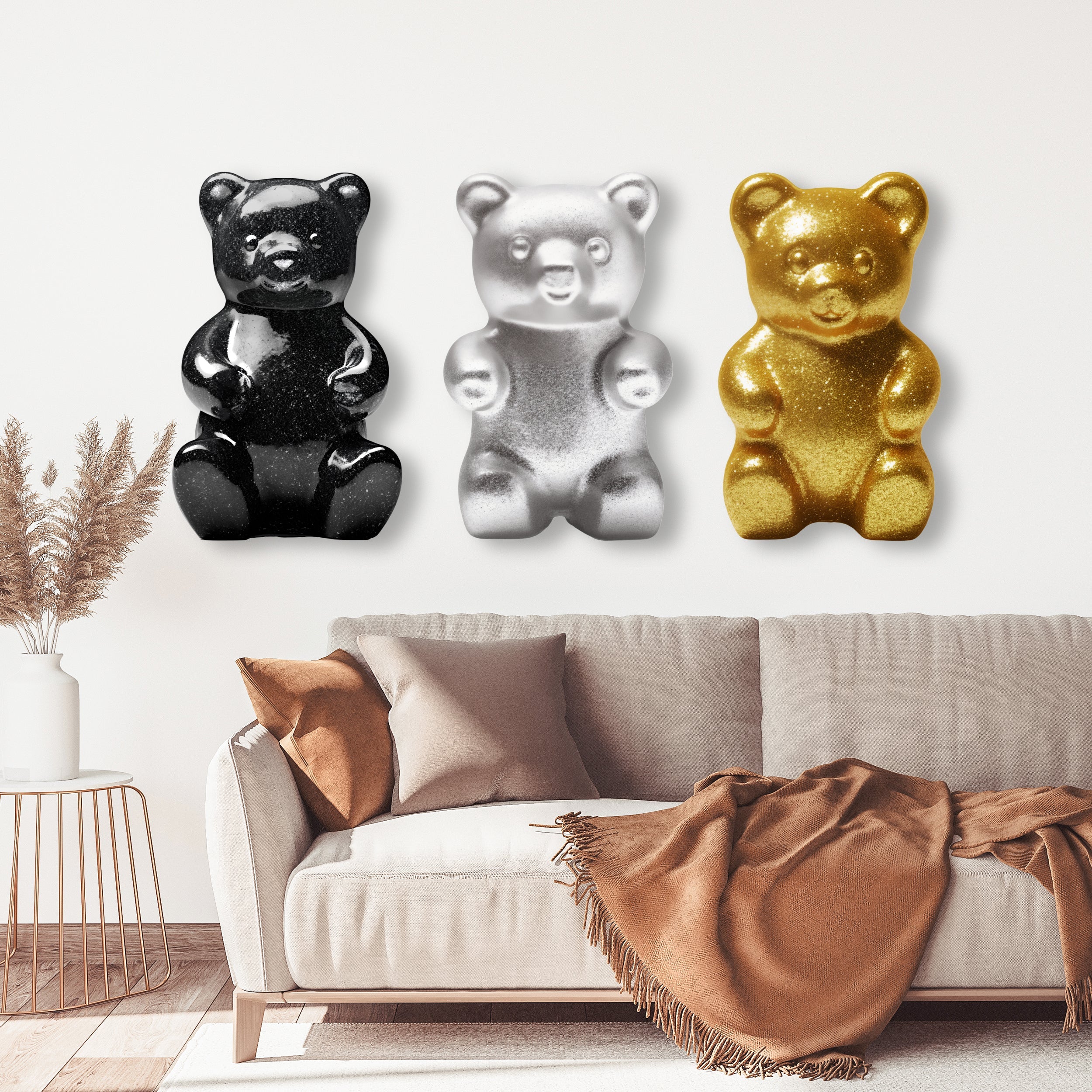 Iconic Gummy Bear Trio | Acrylic Silhouettes Main image
