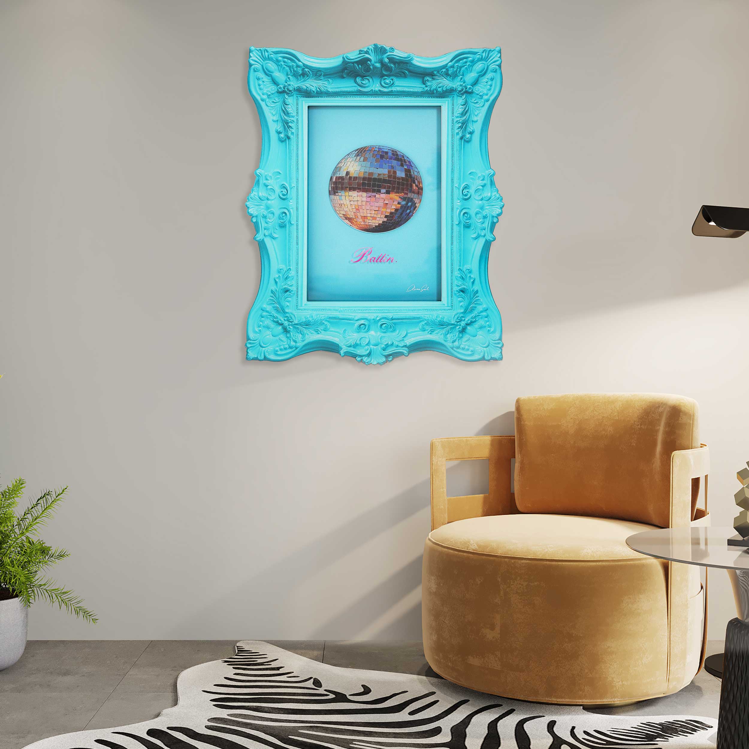 RococoPop Disco Ball | Acrylic Sculpture Secondary image
