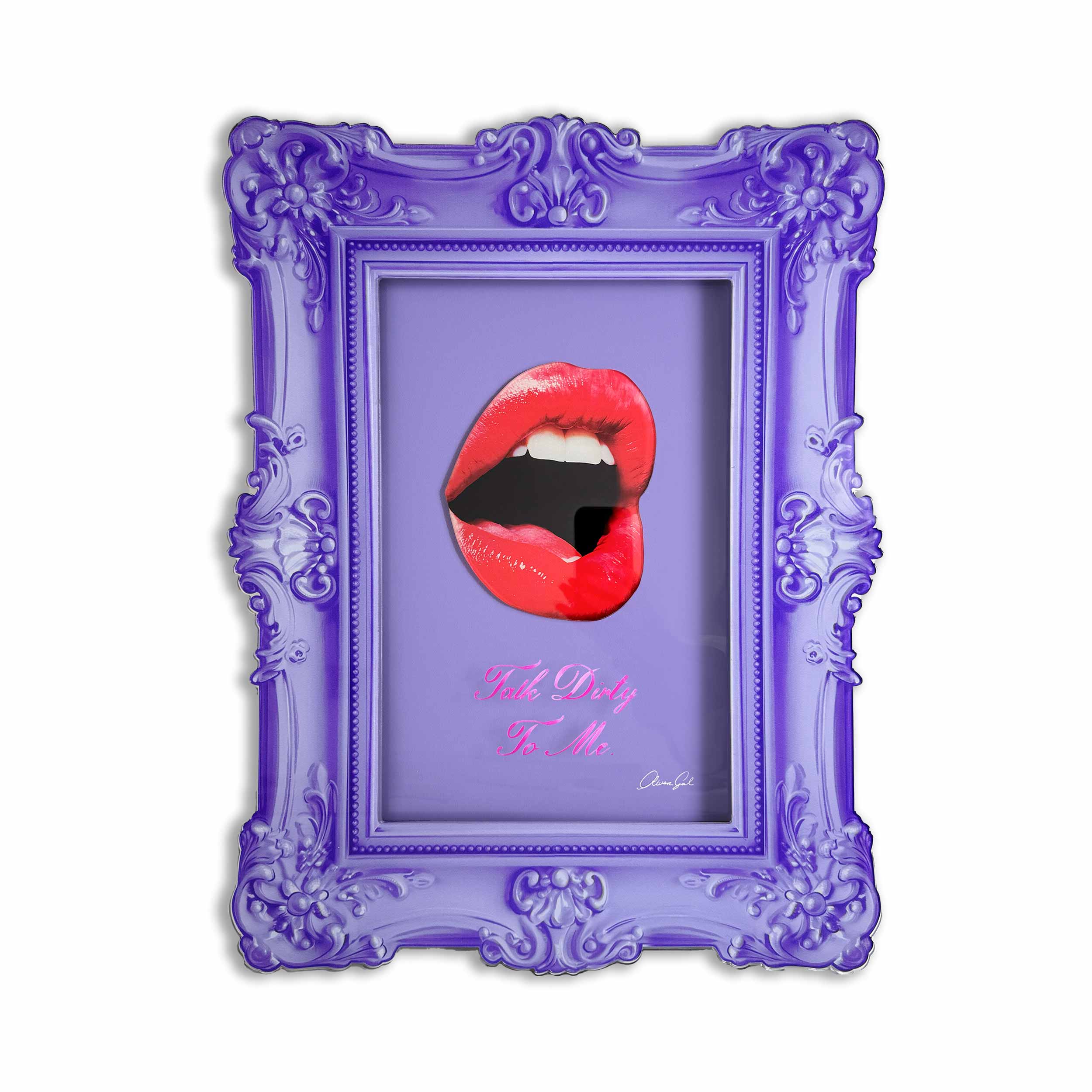 RococoPop Lips | Acrylic Sculpture