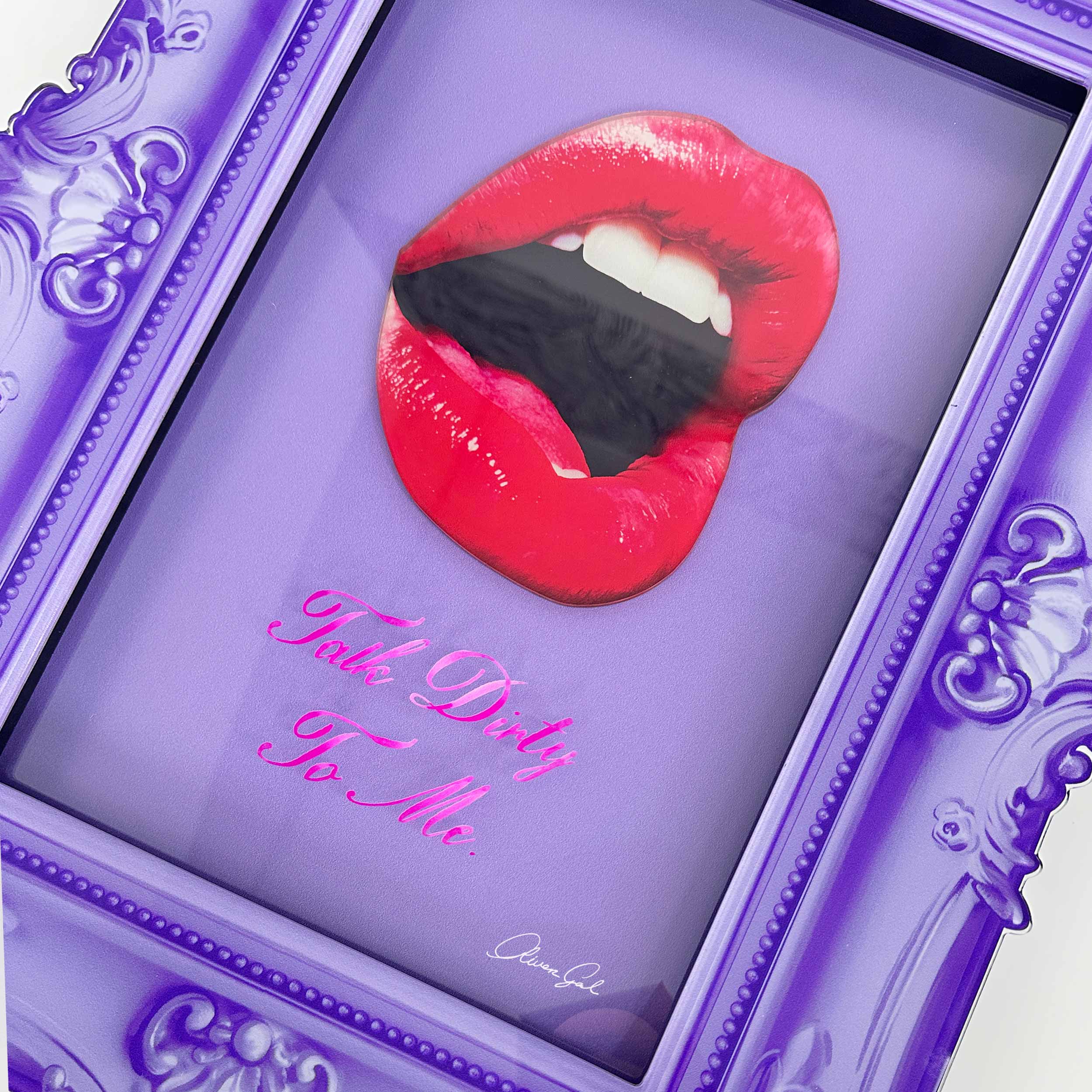 RococoPop Lips | Acrylic Sculpture
