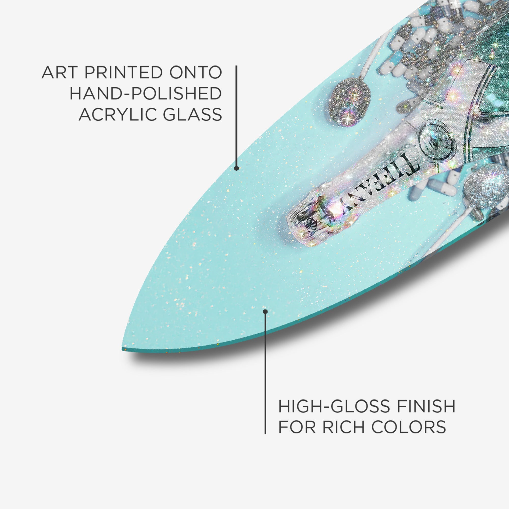 Diamond Drinks and Candy Surfboard