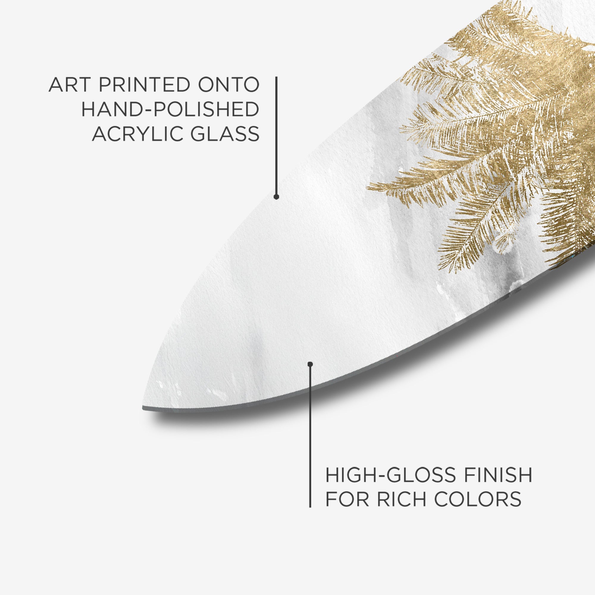 Palm Tree Gold II Surfboard Secondary image