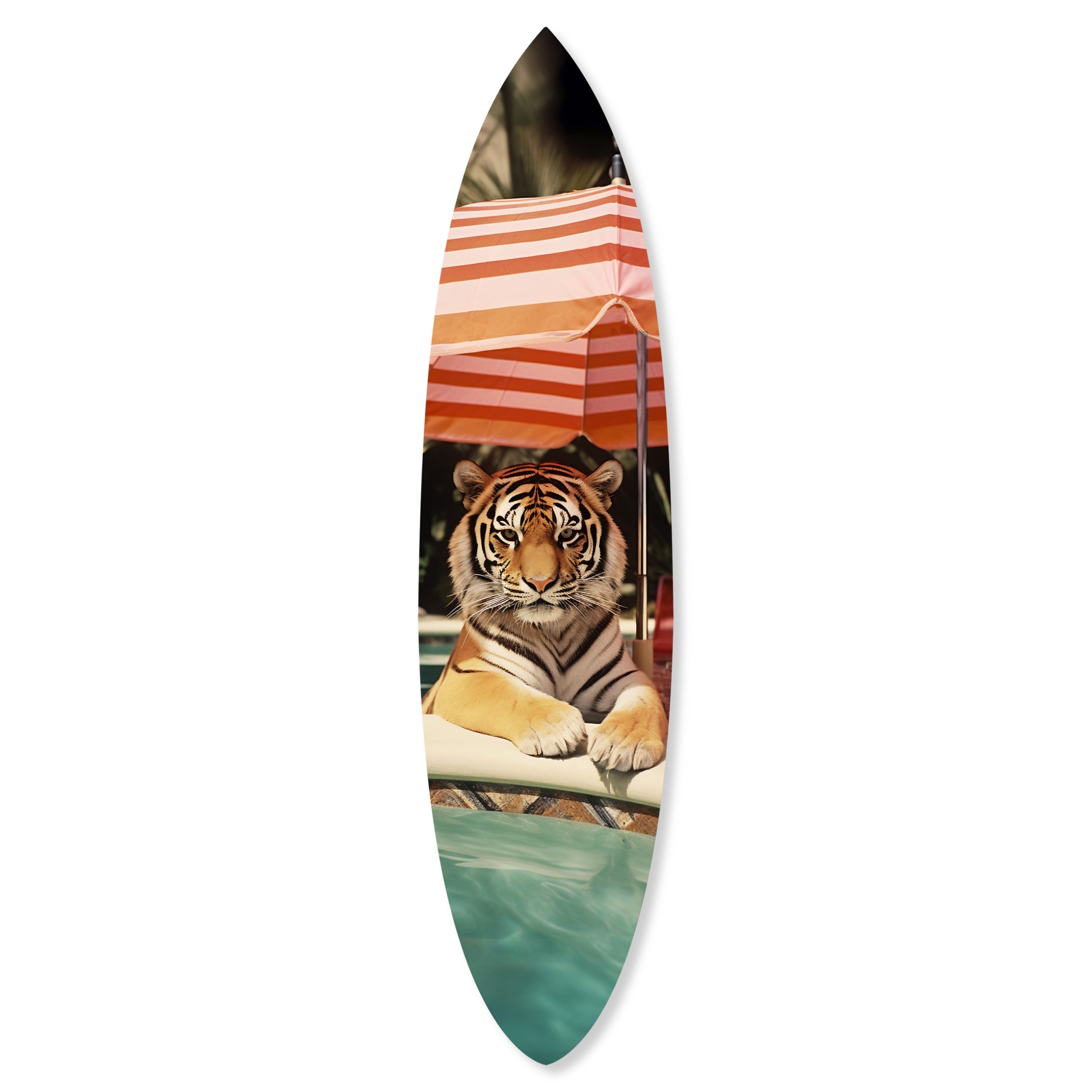 Tiger by The Pool Surfboard Main image