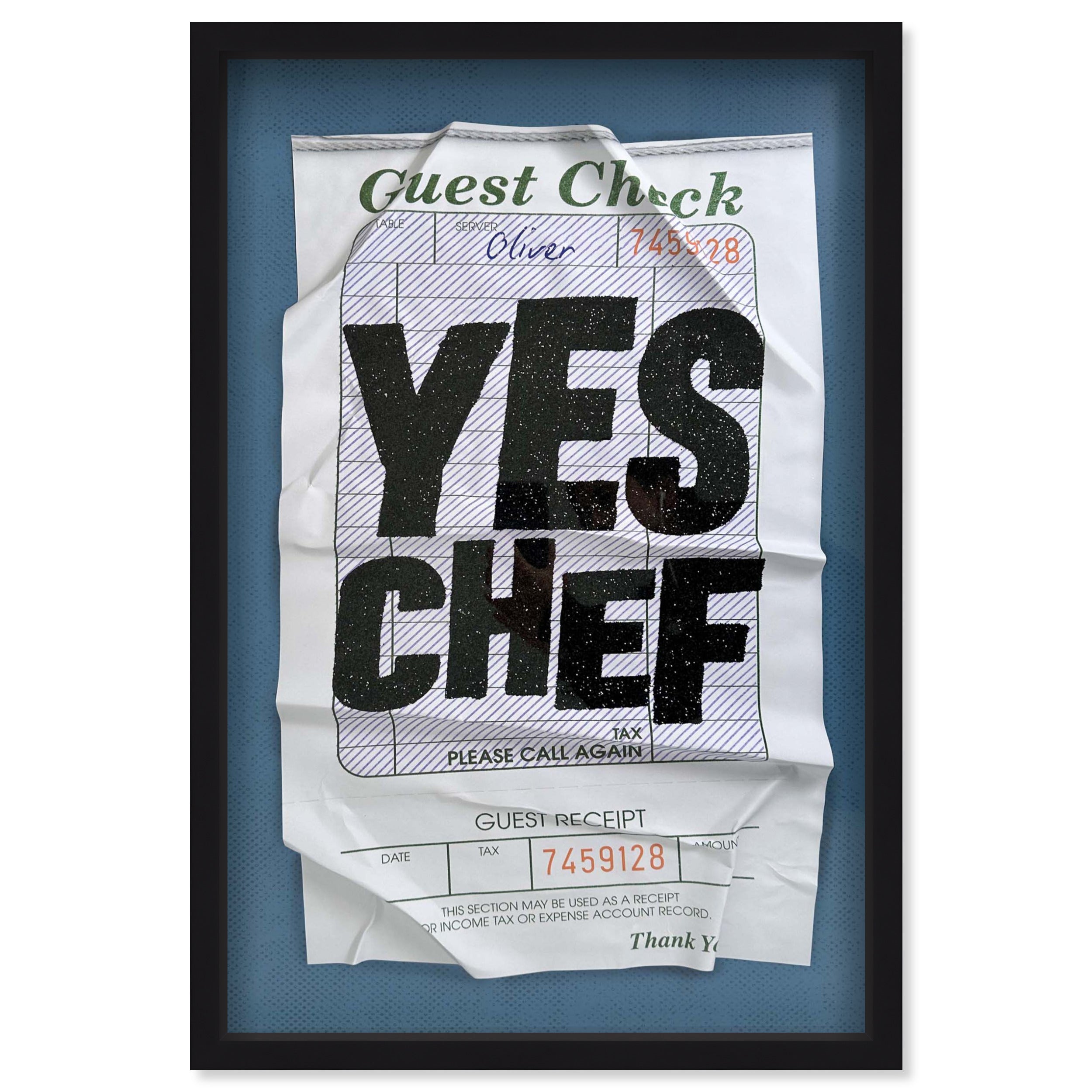 Yes Chef Check | Limited Edition