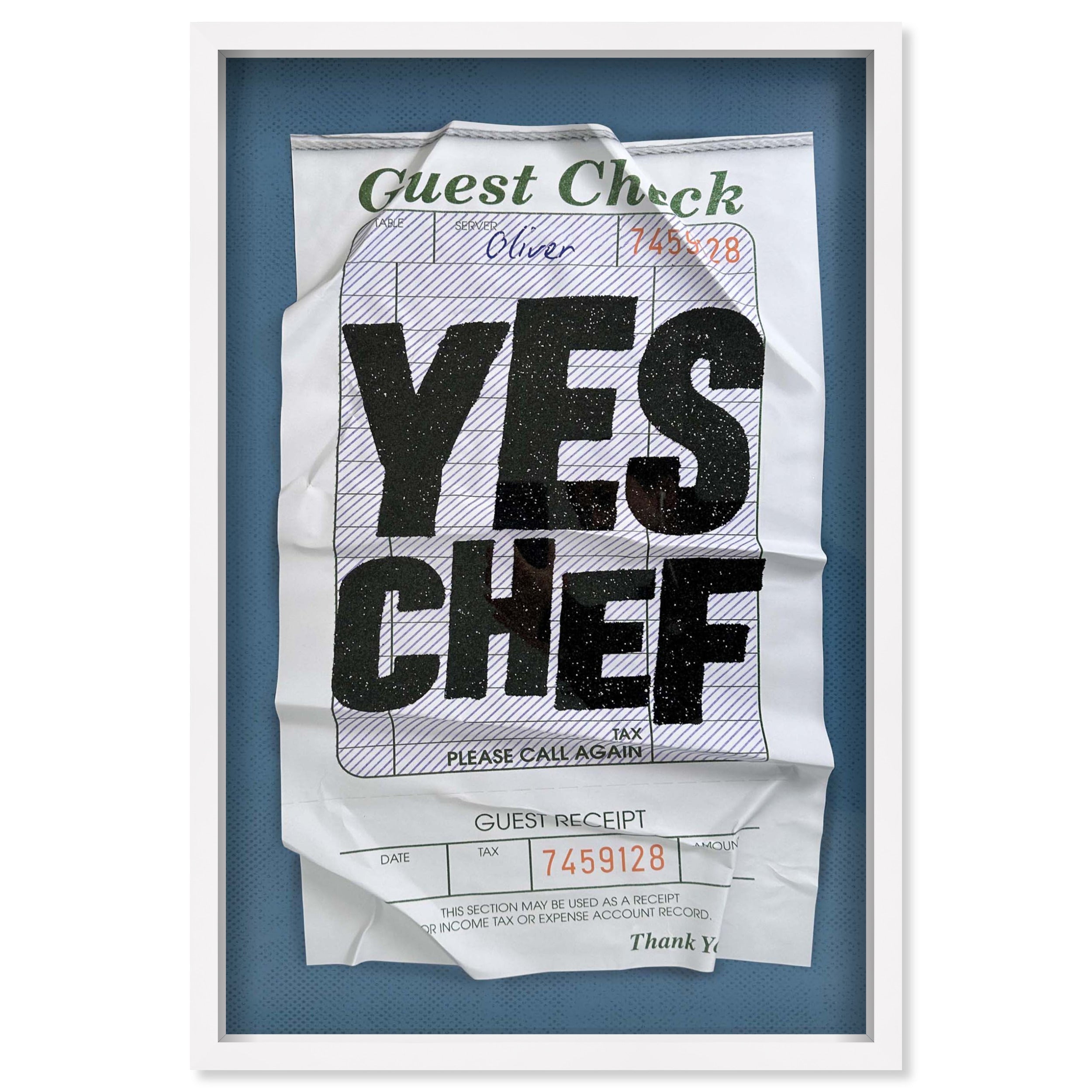 Yes Chef Check | Limited Edition