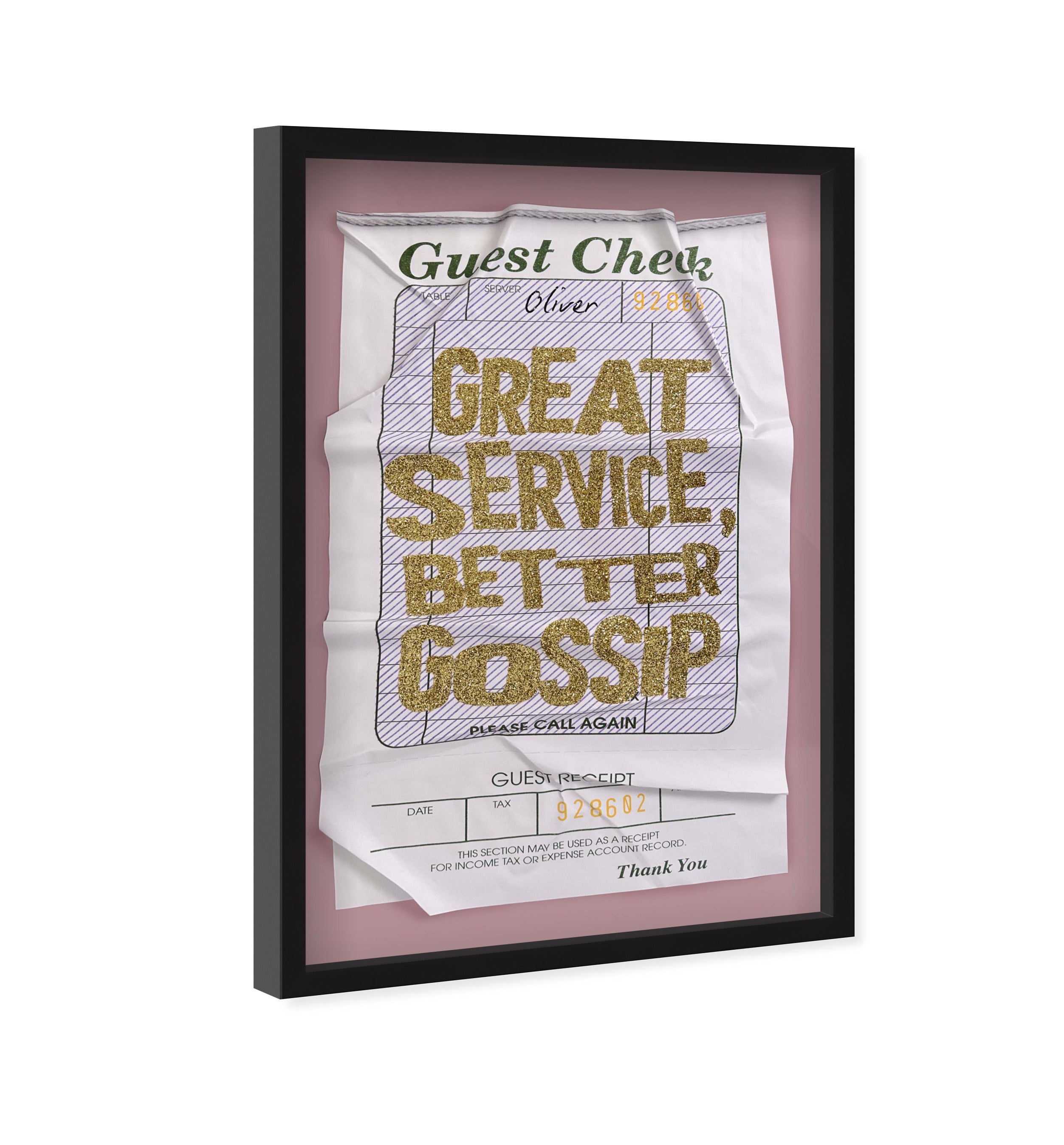 Great Service Check | Limited Edition