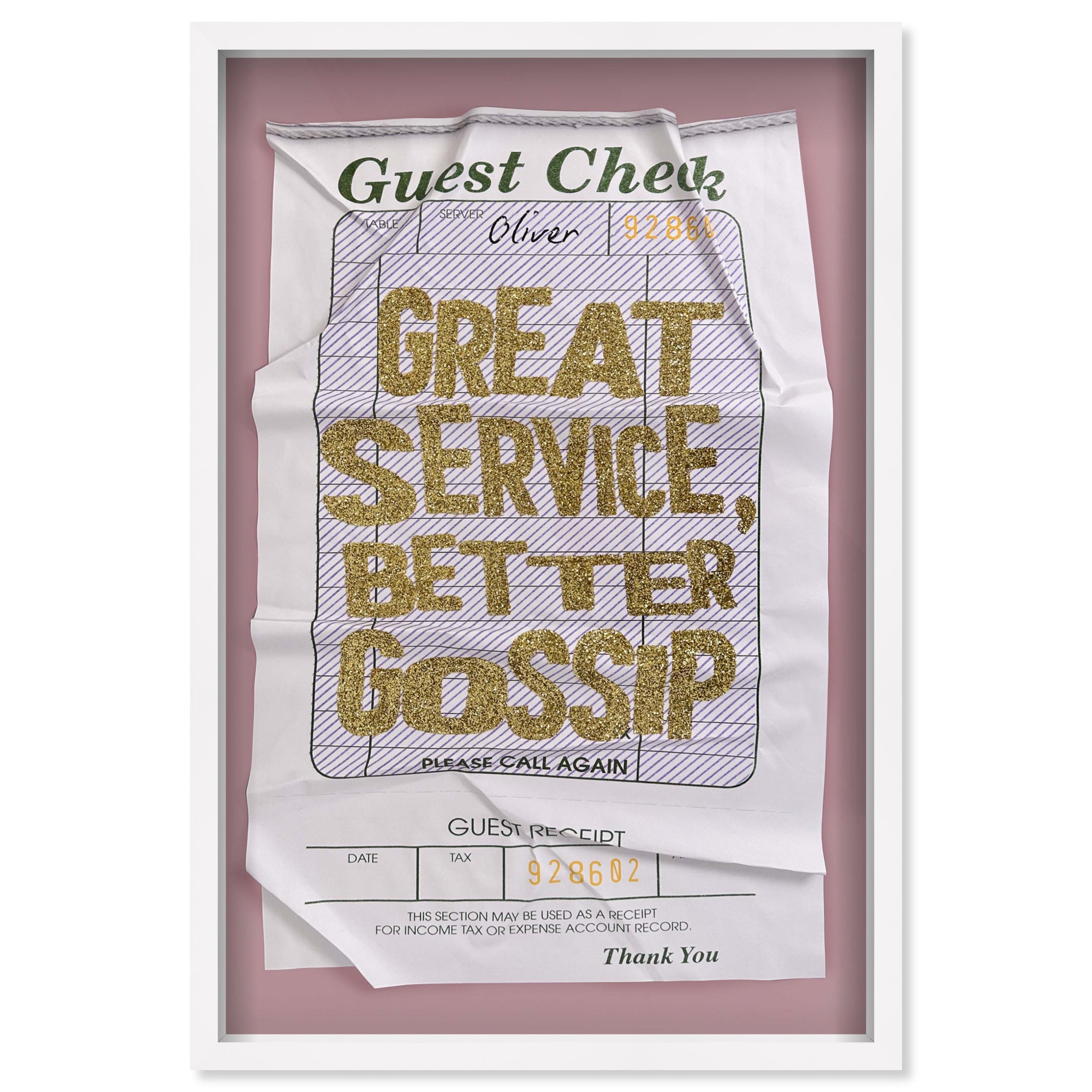 Great Service Check | Limited Edition Main image