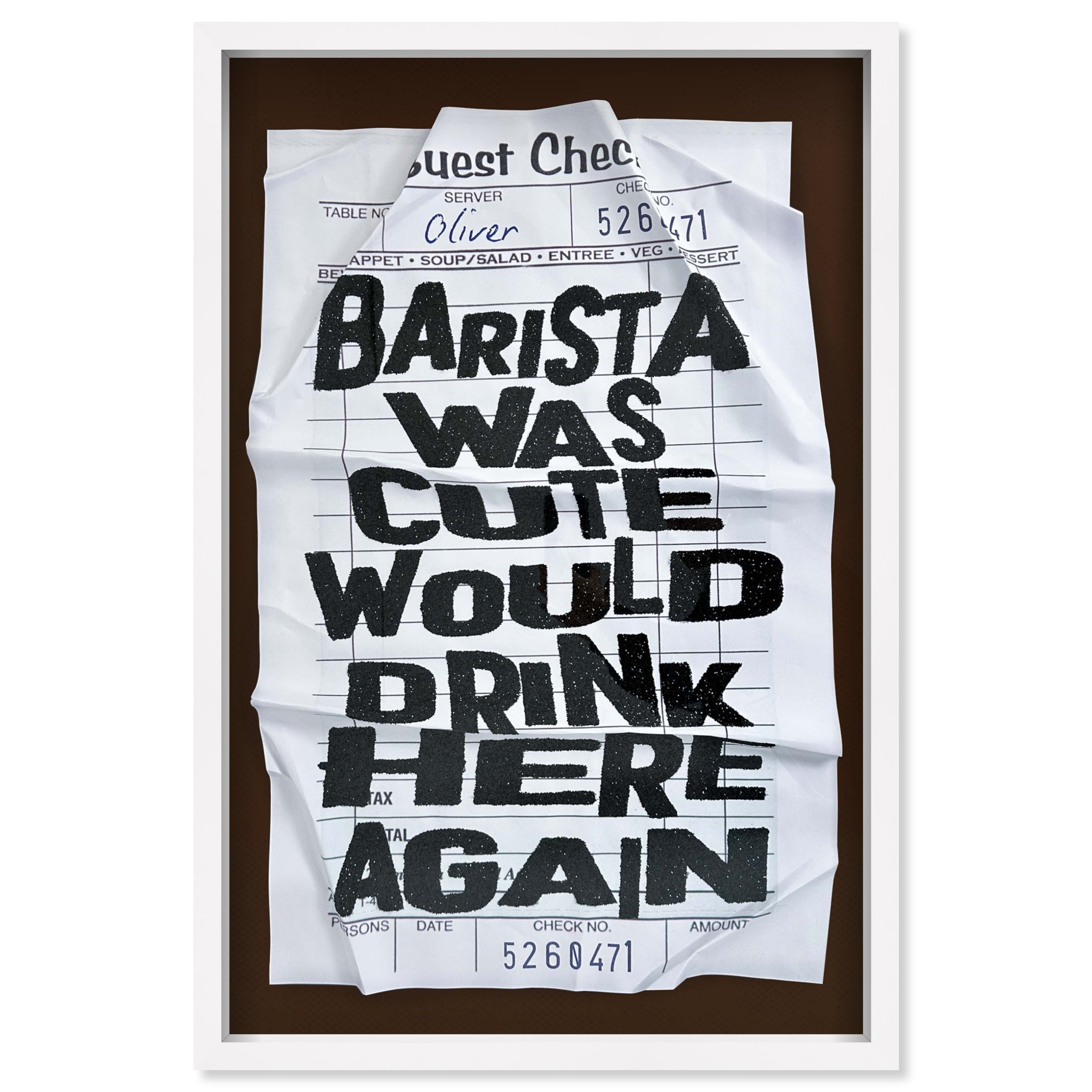 Barista Check | Limited Edition