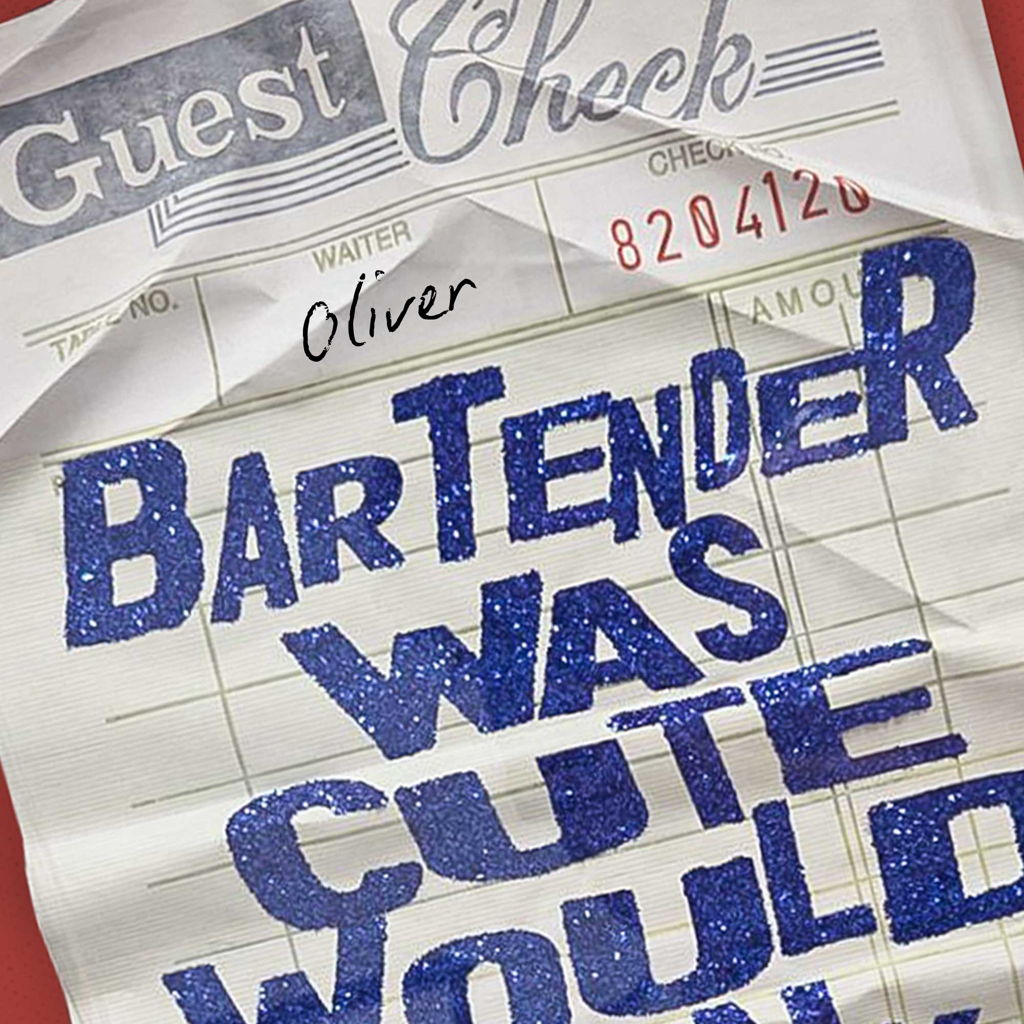 Bartender Check | Limited Edition